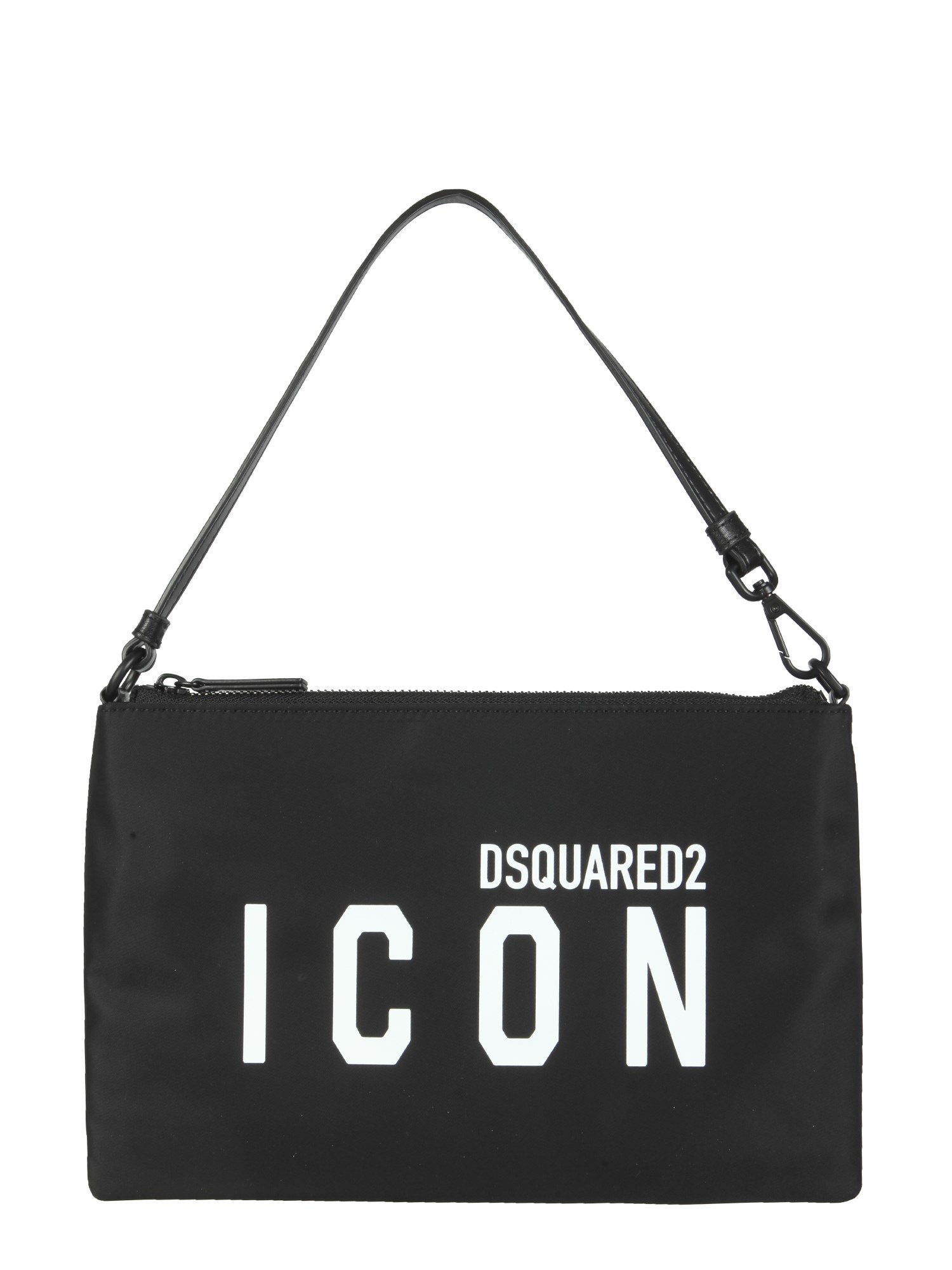 dsquared pouch with icon print