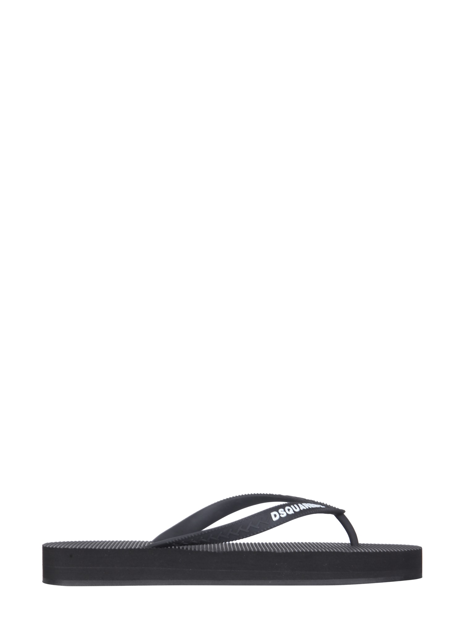 dsquared rubber thong sandals