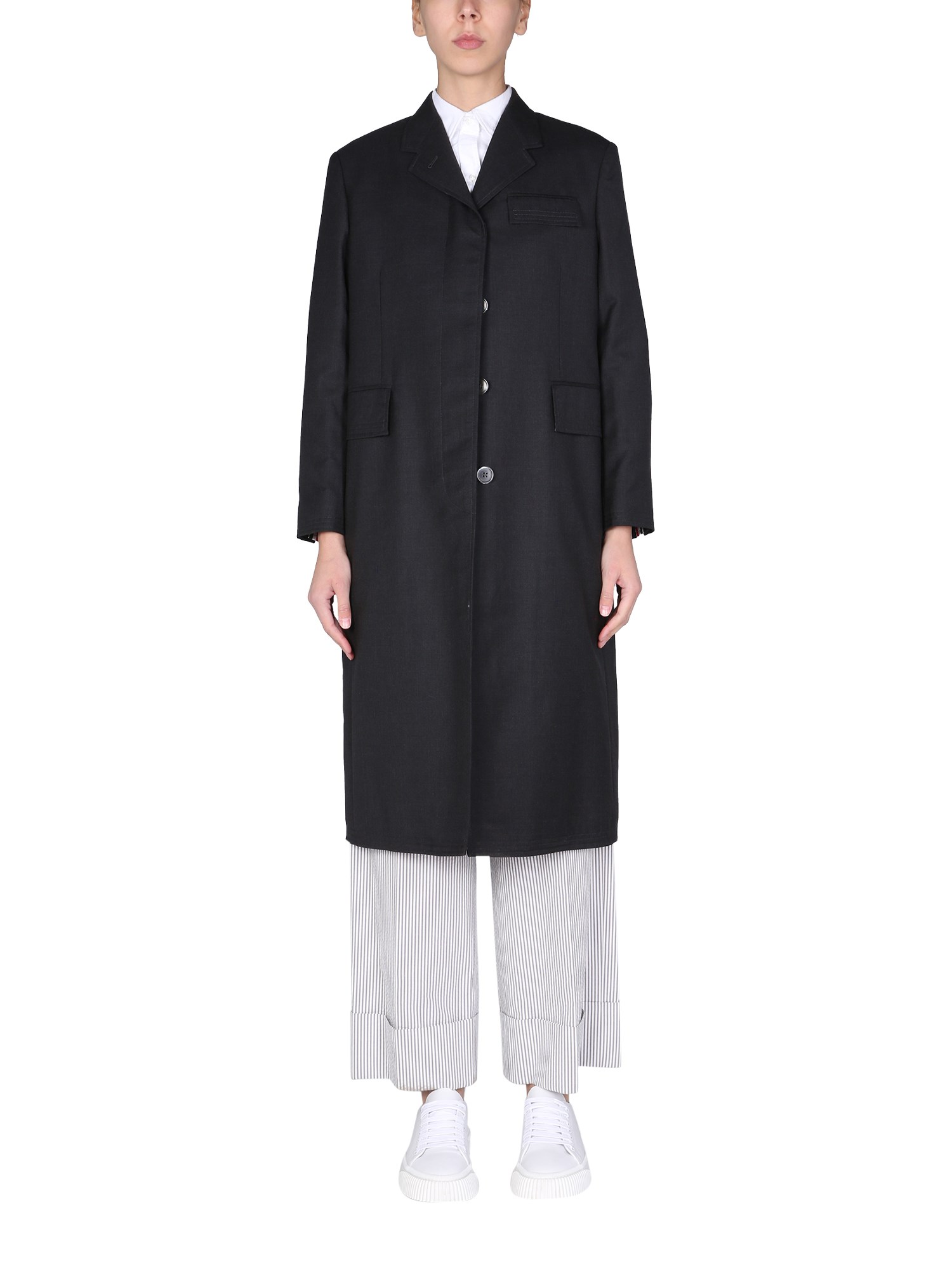 thom browne "chesterfield" coat