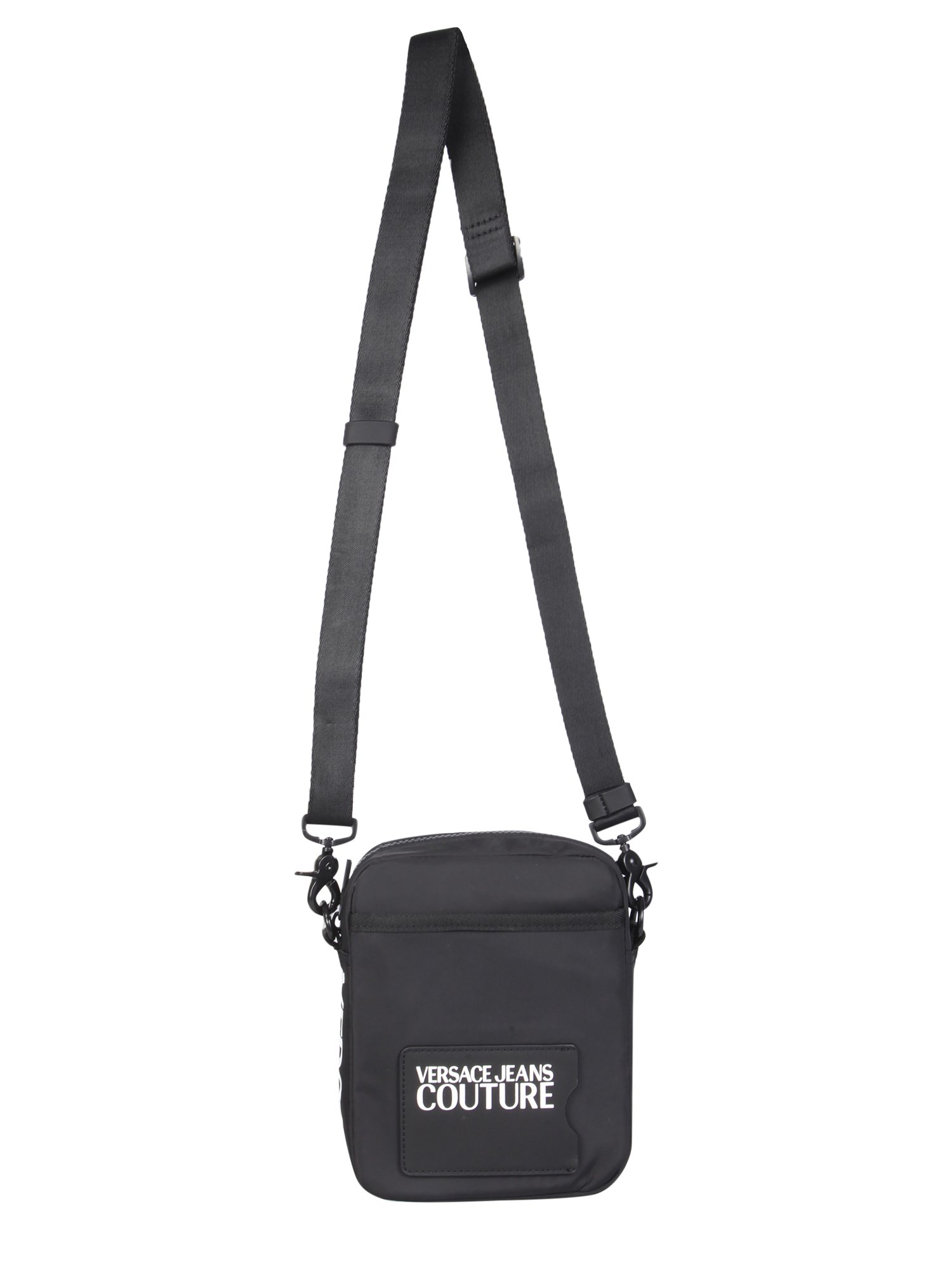 versace jeans couture nylon shoulder bag