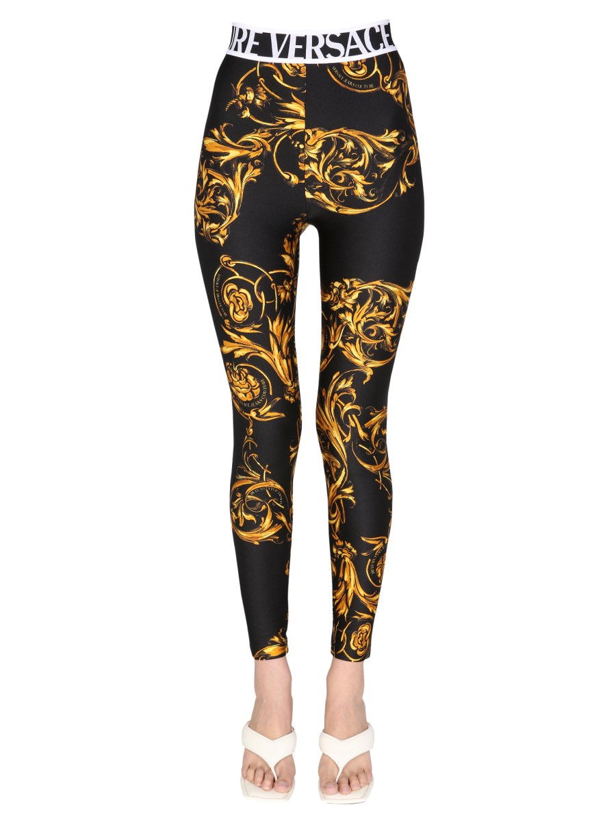 Gold Versace Leggings for Sale