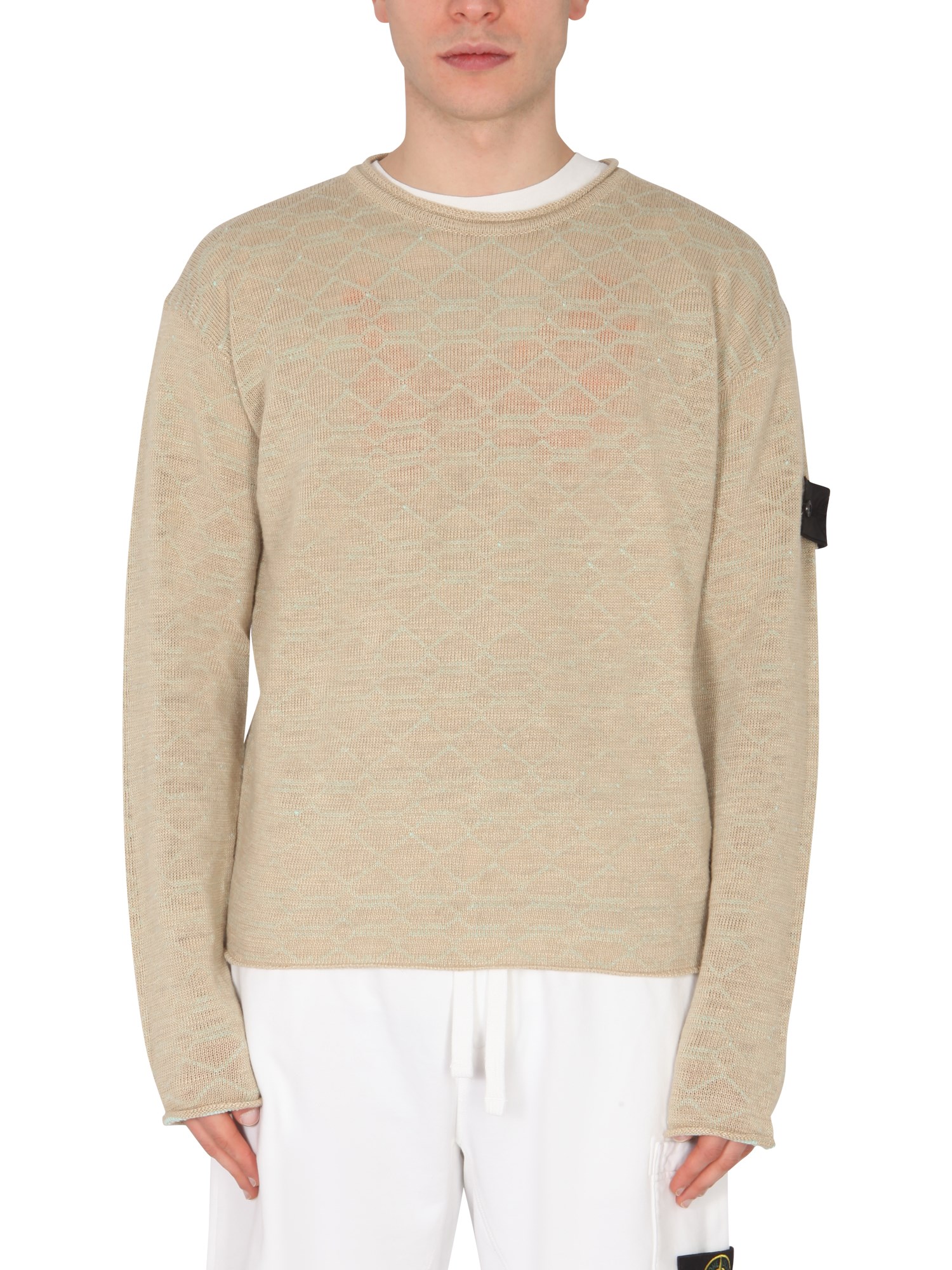 stone island shadow project crew neck sweater