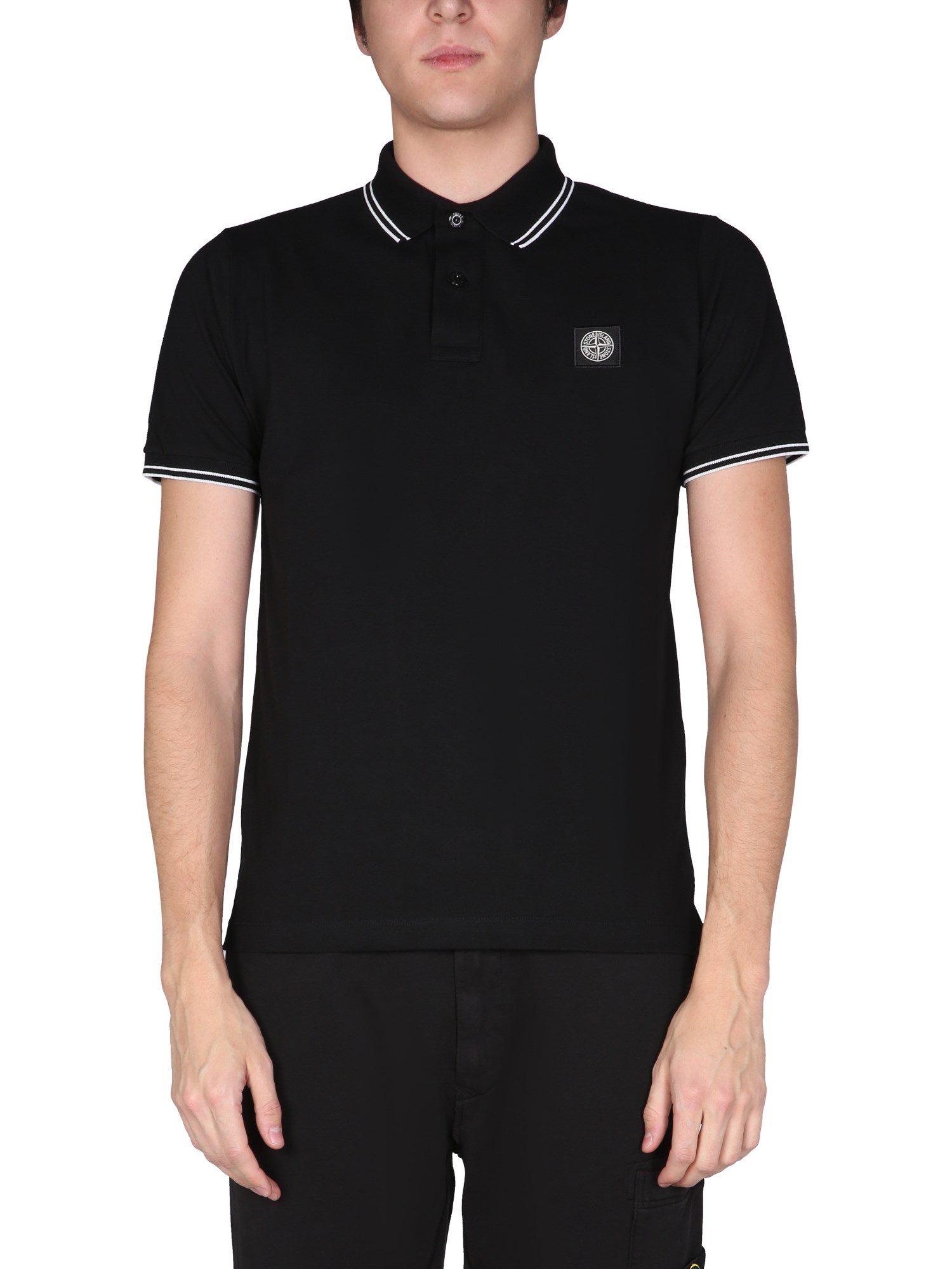 stone island regular fit polo