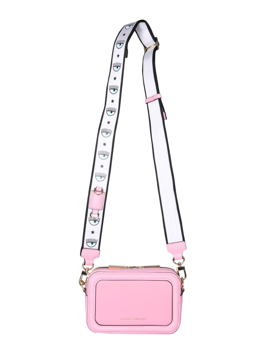 CHIARA FERRAGNI - EYELIKE BAG WITH LOGO PATCH - Eleonora Bonucci