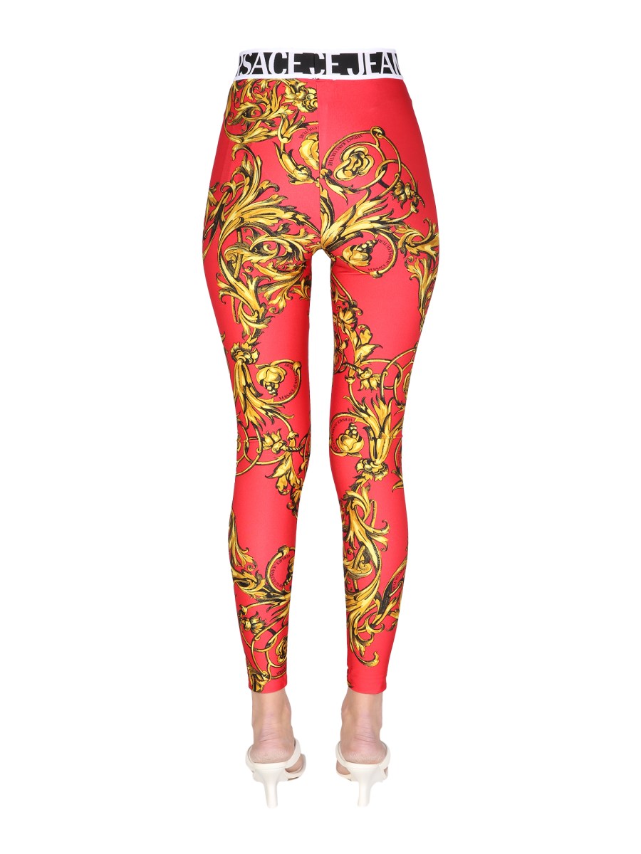 VERSACE JEANS COUTURE - REGALIA BAROQUE NYLON LEGGINGS - Eleonora Bonucci