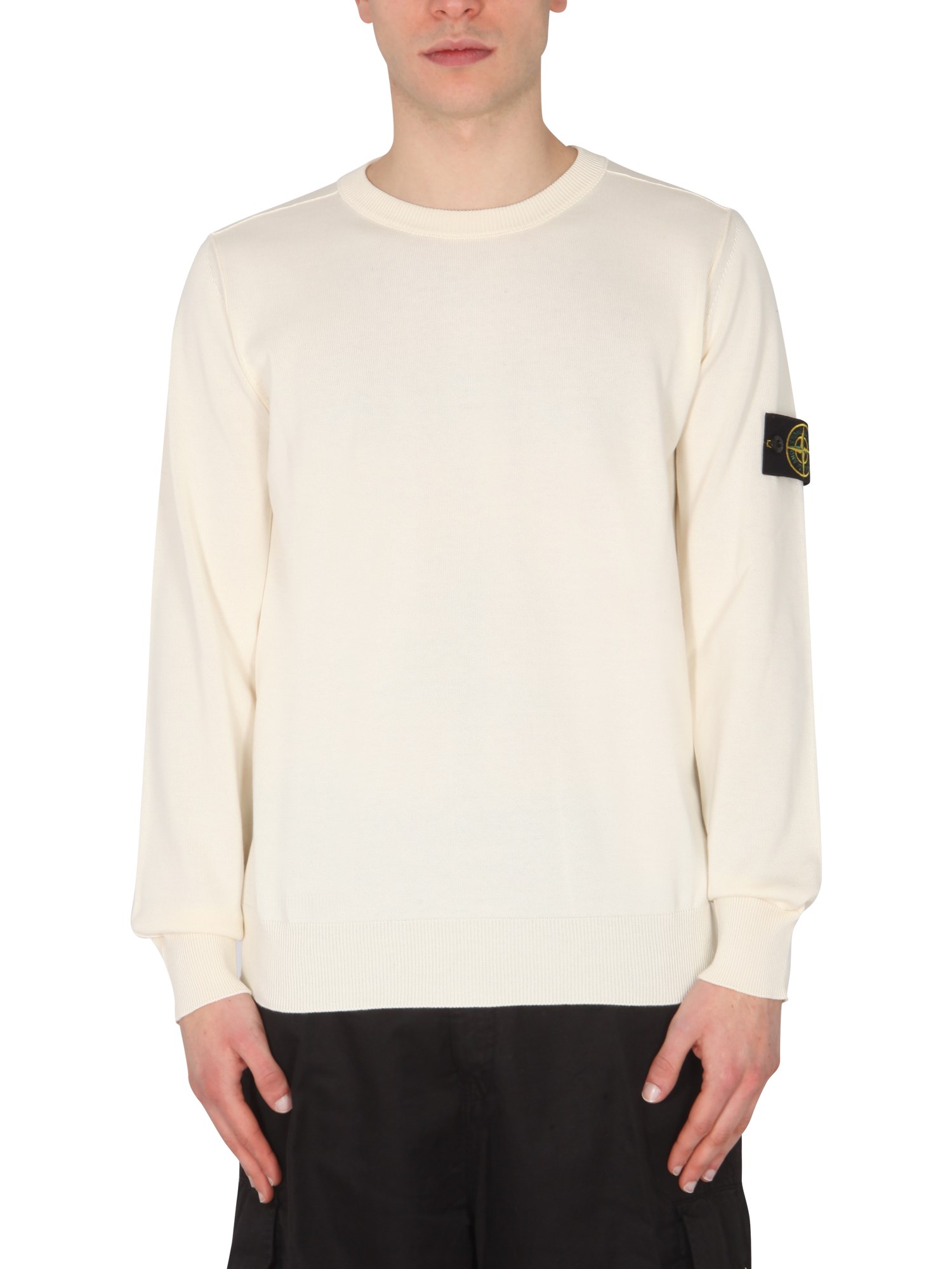 stone island crew neck sweater