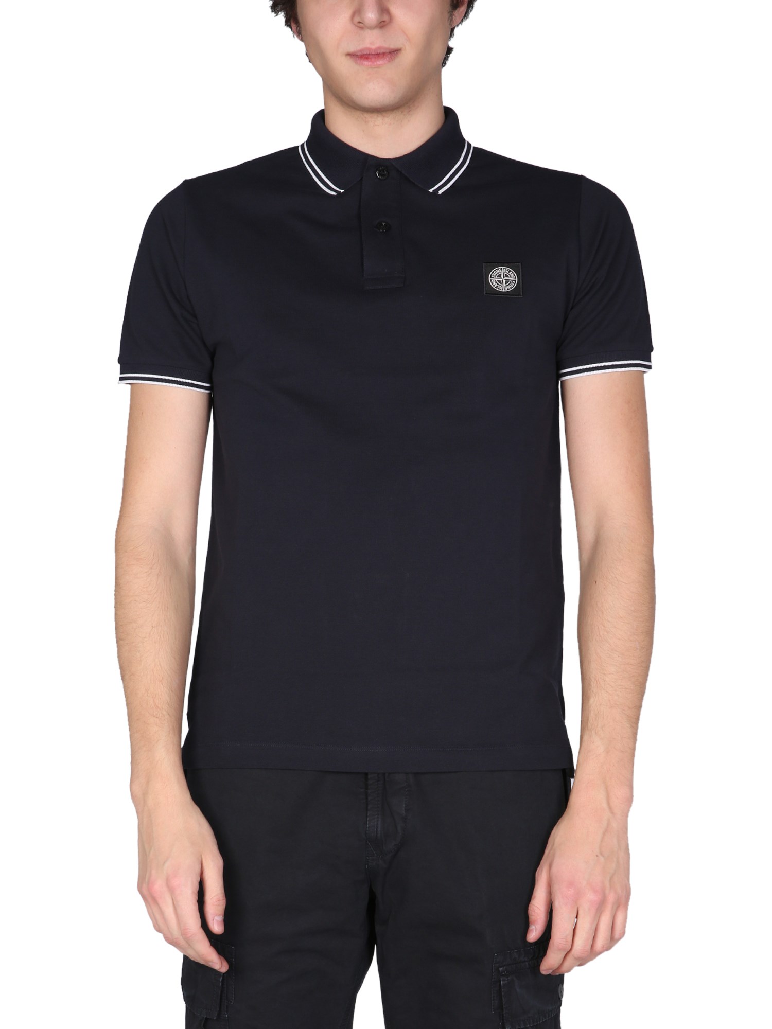 stone island regular fit polo
