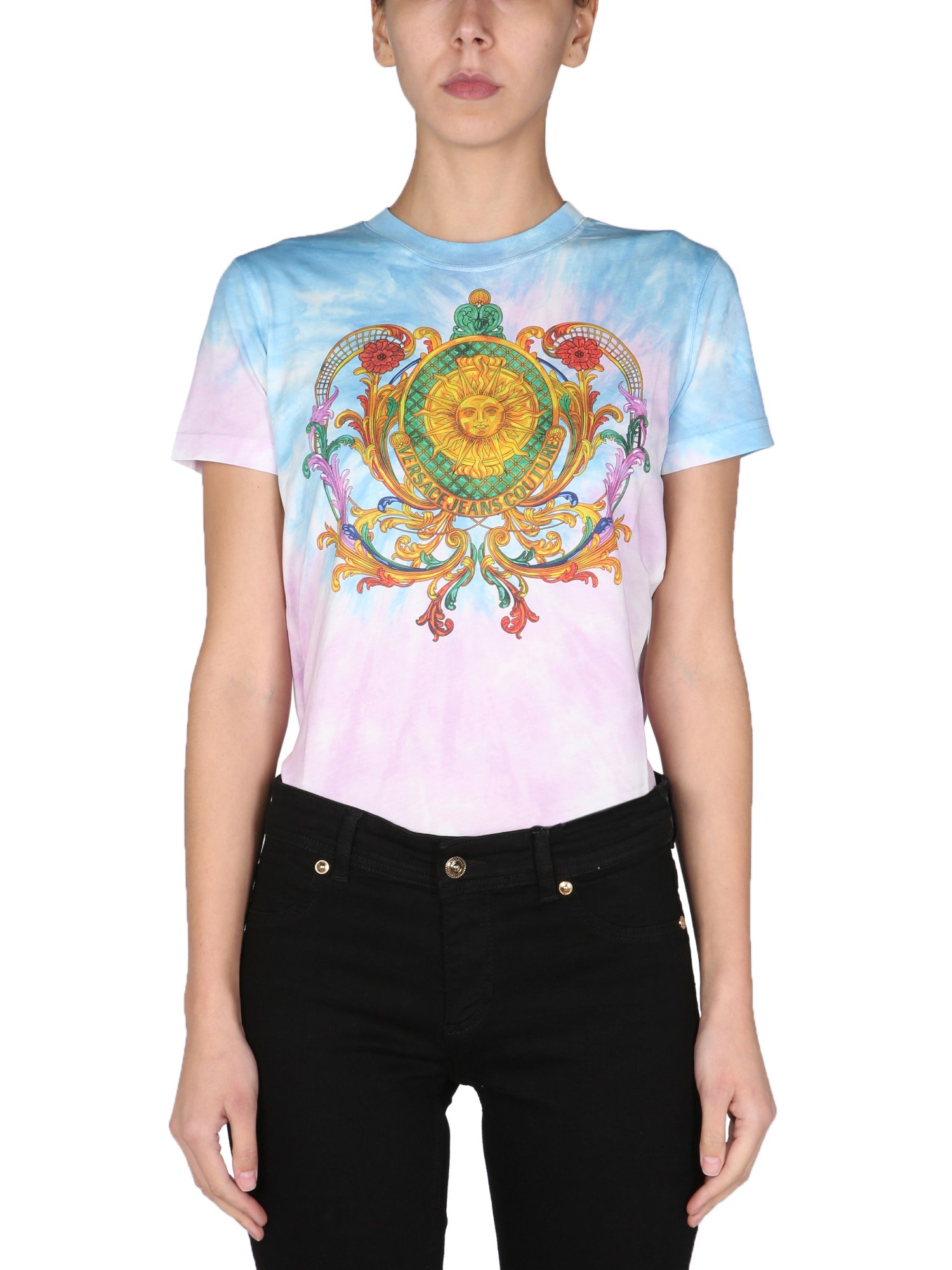 versace jeans couture "garland sun" t-shirt