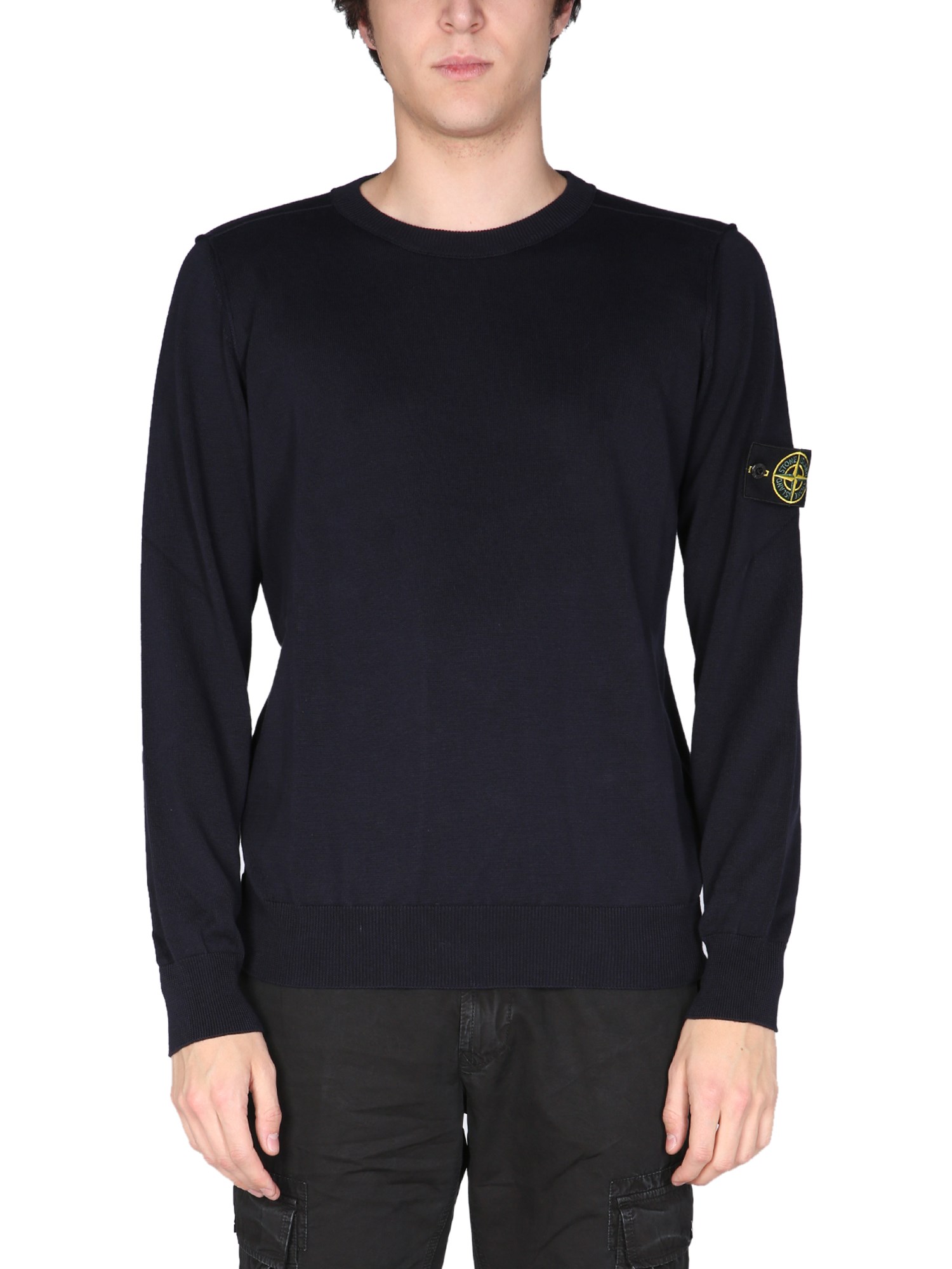 stone island crew neck sweater