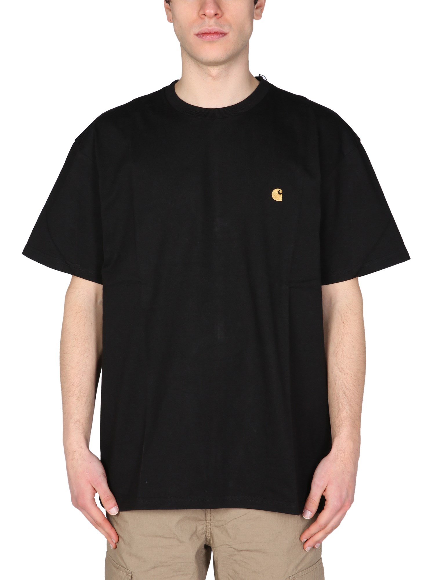 carhartt wip t-shirt with embroidered logo