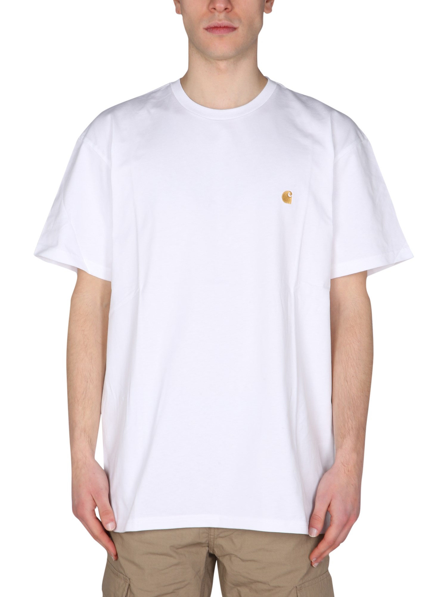 carhartt wip t-shirt with embroidered logo
