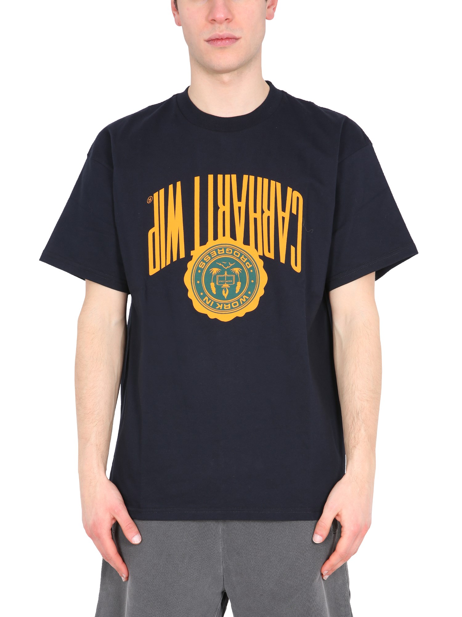 carhartt wip t-shirt with logo print