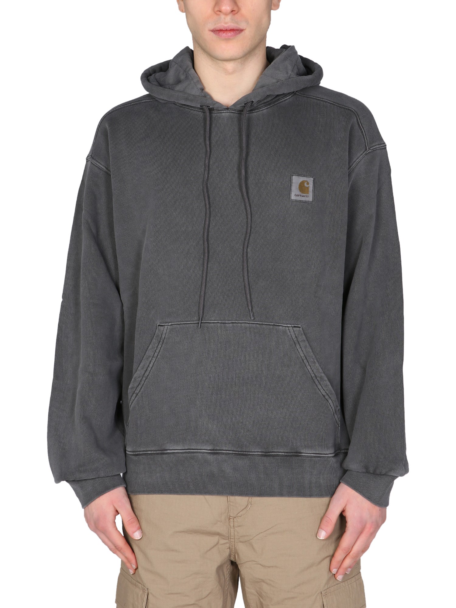 carhartt wip sweatshirt with logo patch