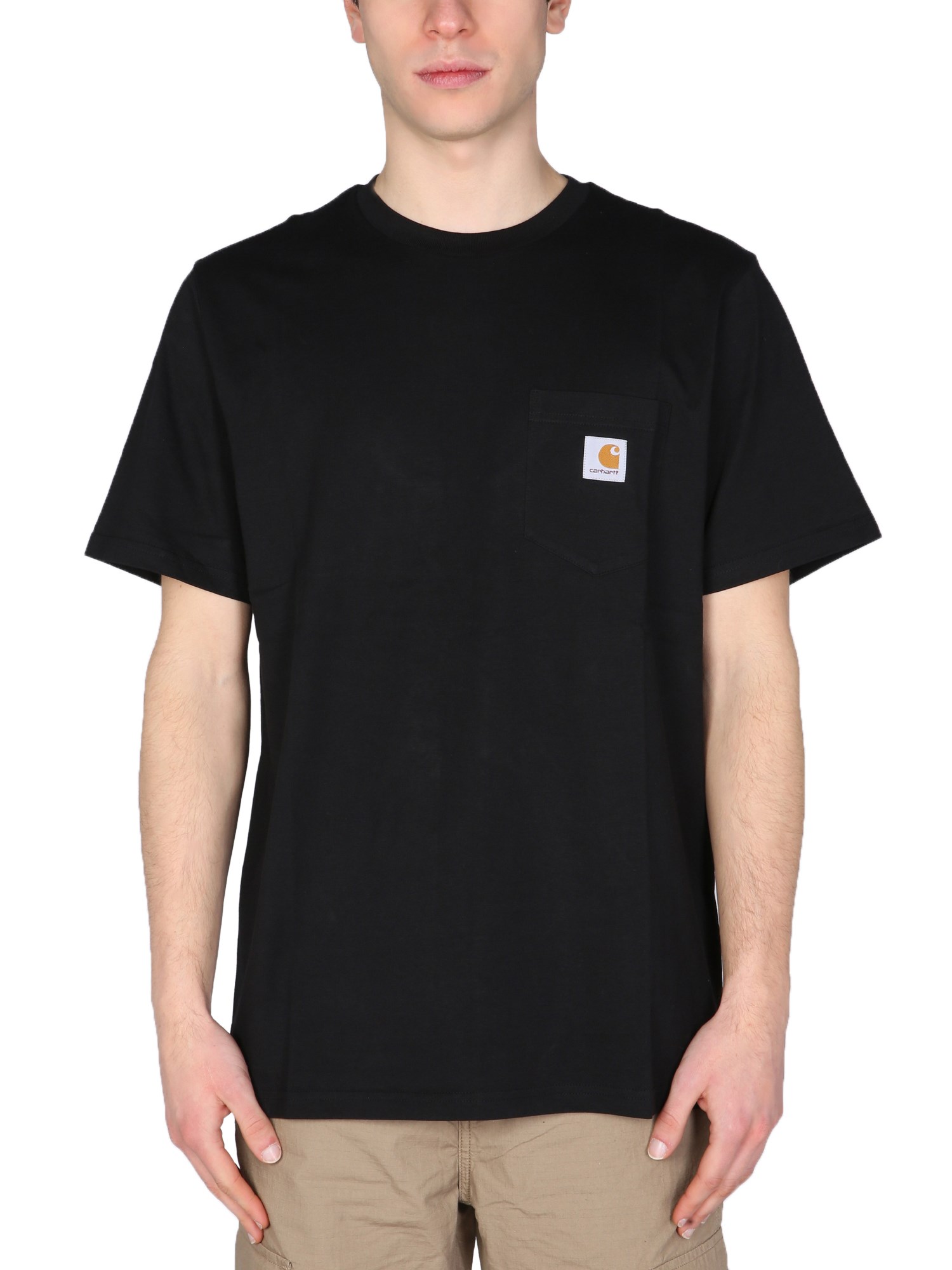 carhartt wip t-shirt with logo patch