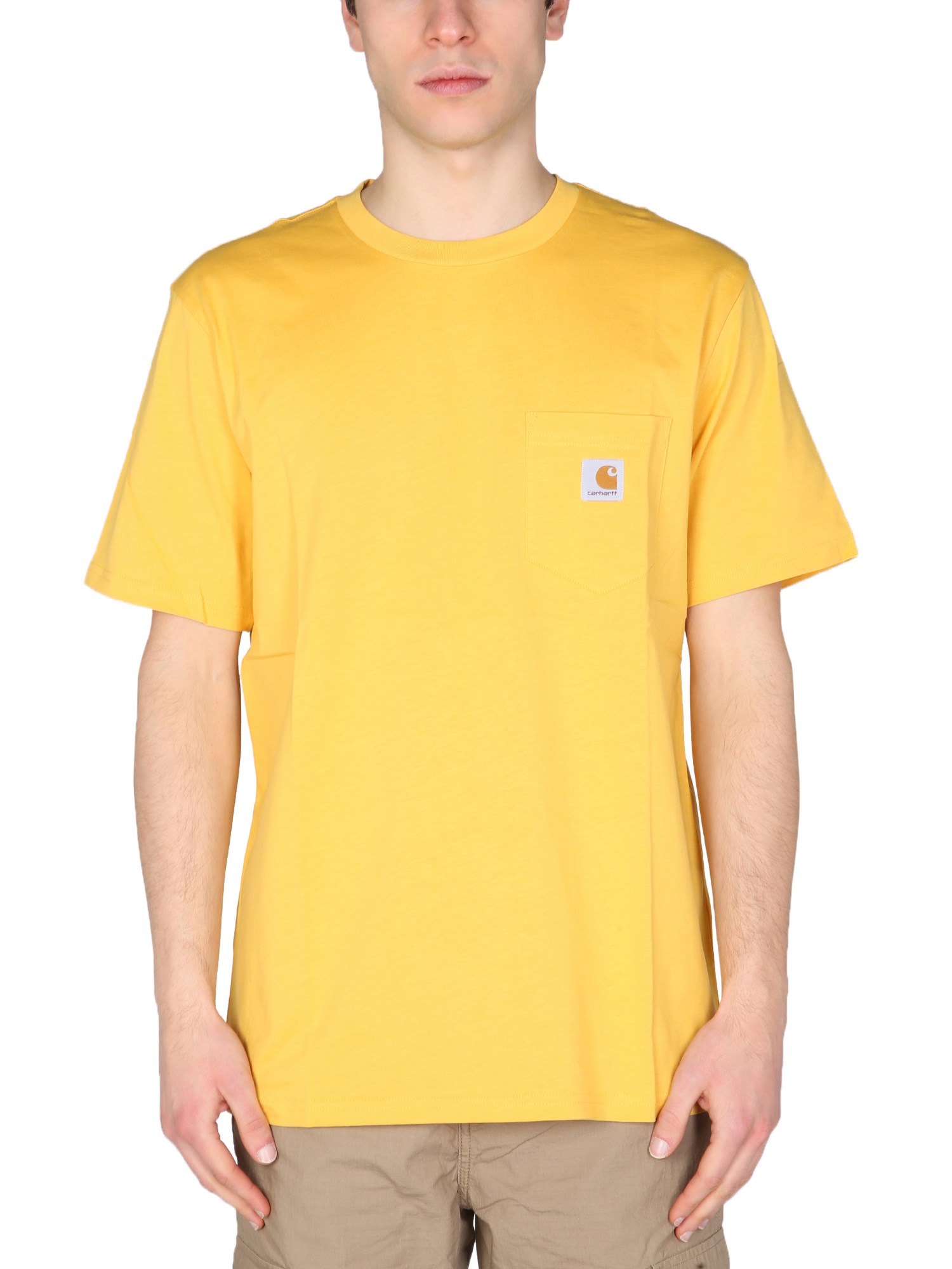 carhartt wip t-shirt with logo patch
