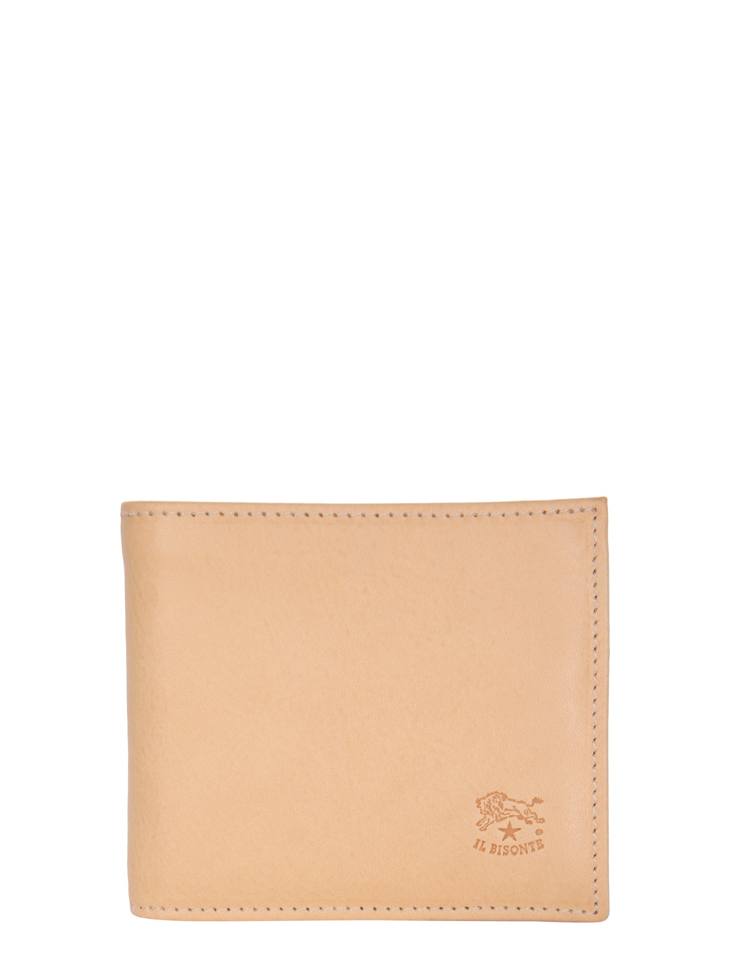 il bisonte leather bifold wallet