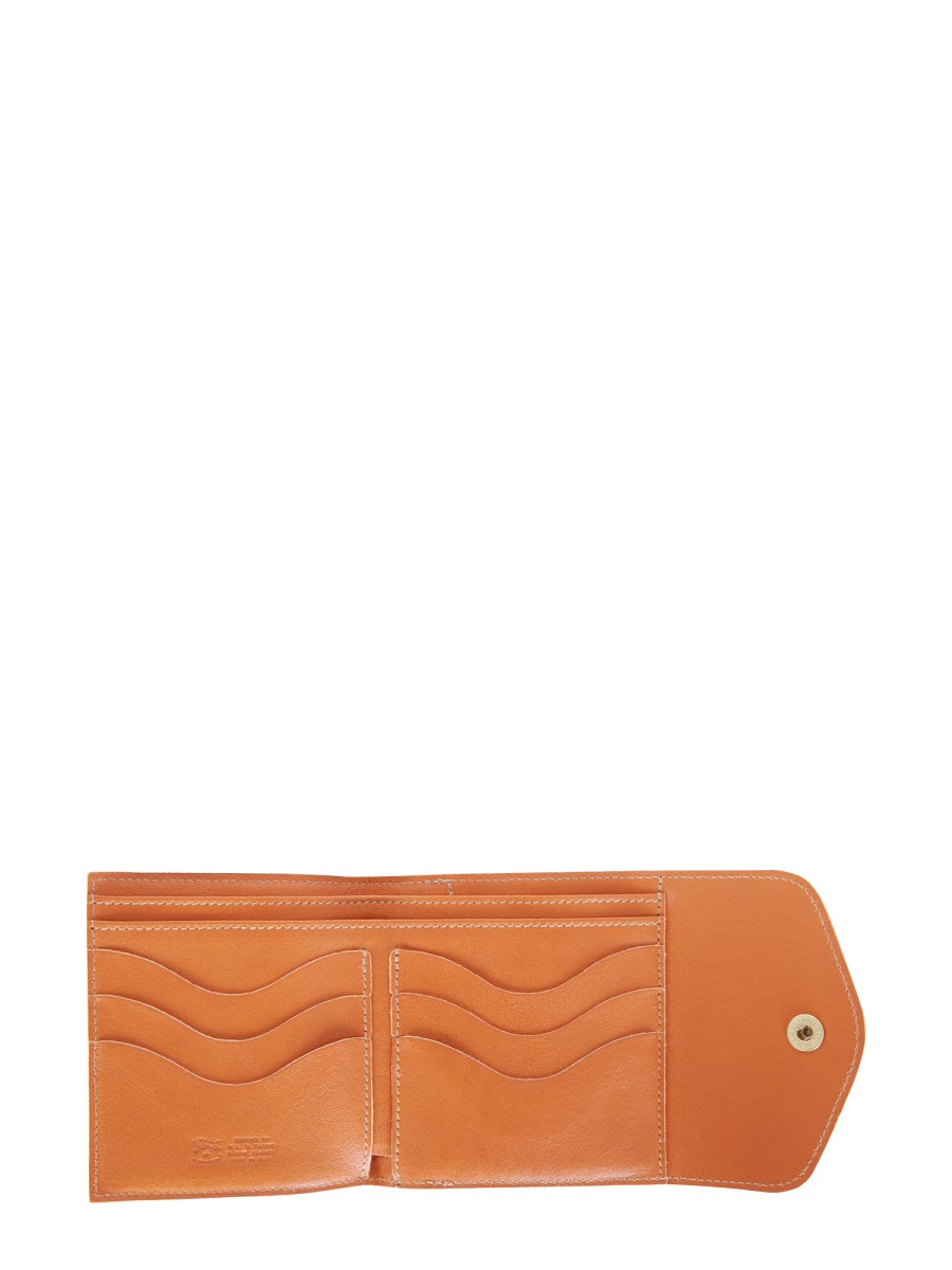 IL BISONTE - HERITAGE LEATHER WALLET WITH LOGO - Eleonora IL BISONTE - HERITAGE LEATHER WALLET WITH LOGO - Eleonora