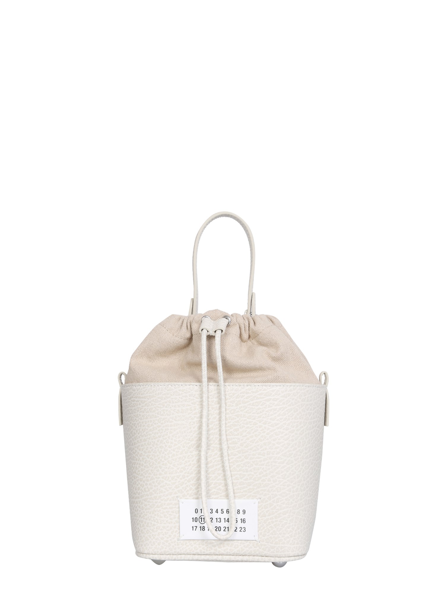 maison margiela bucket bag with logo