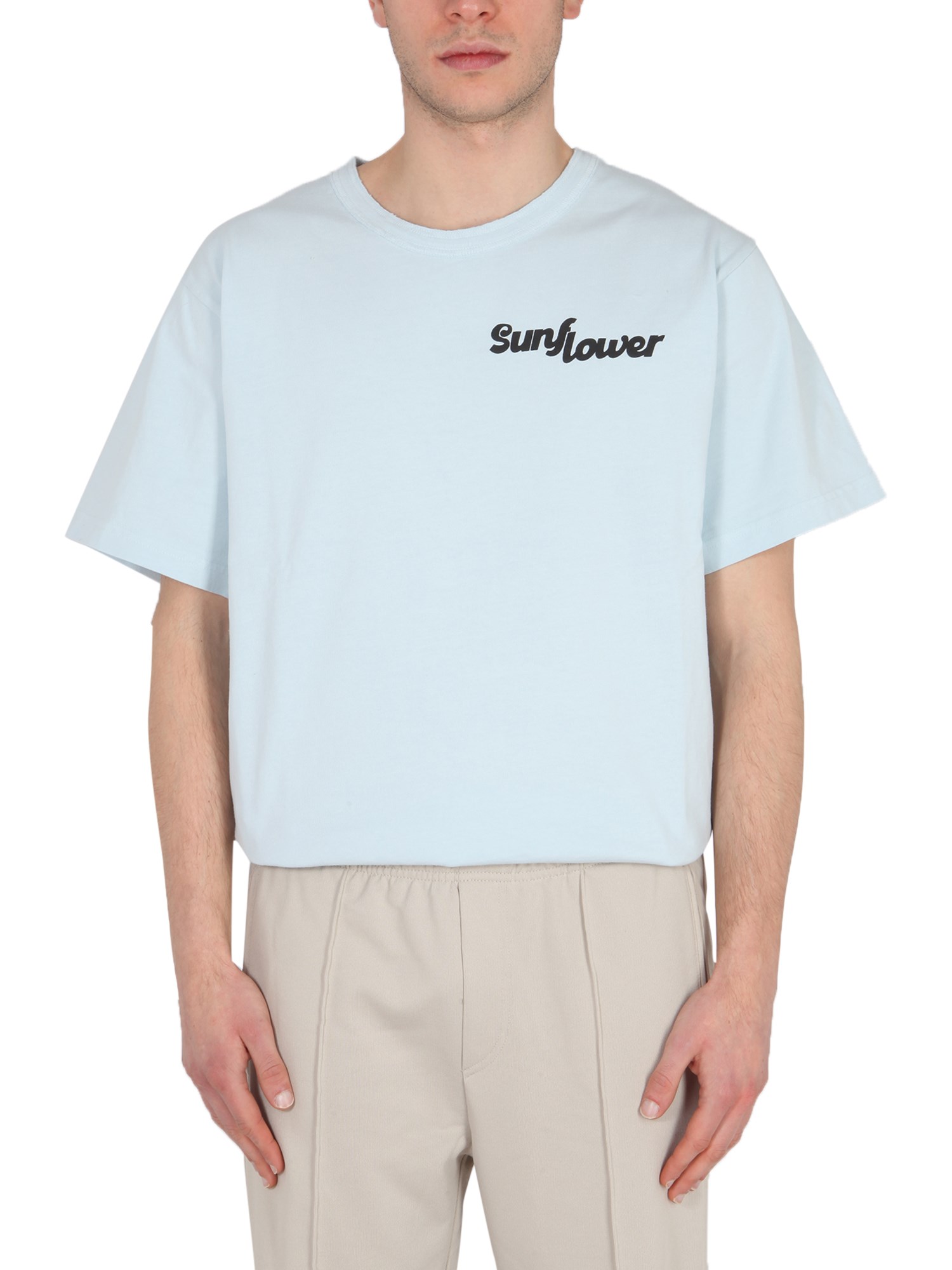 sunflower t-shirt with logo print