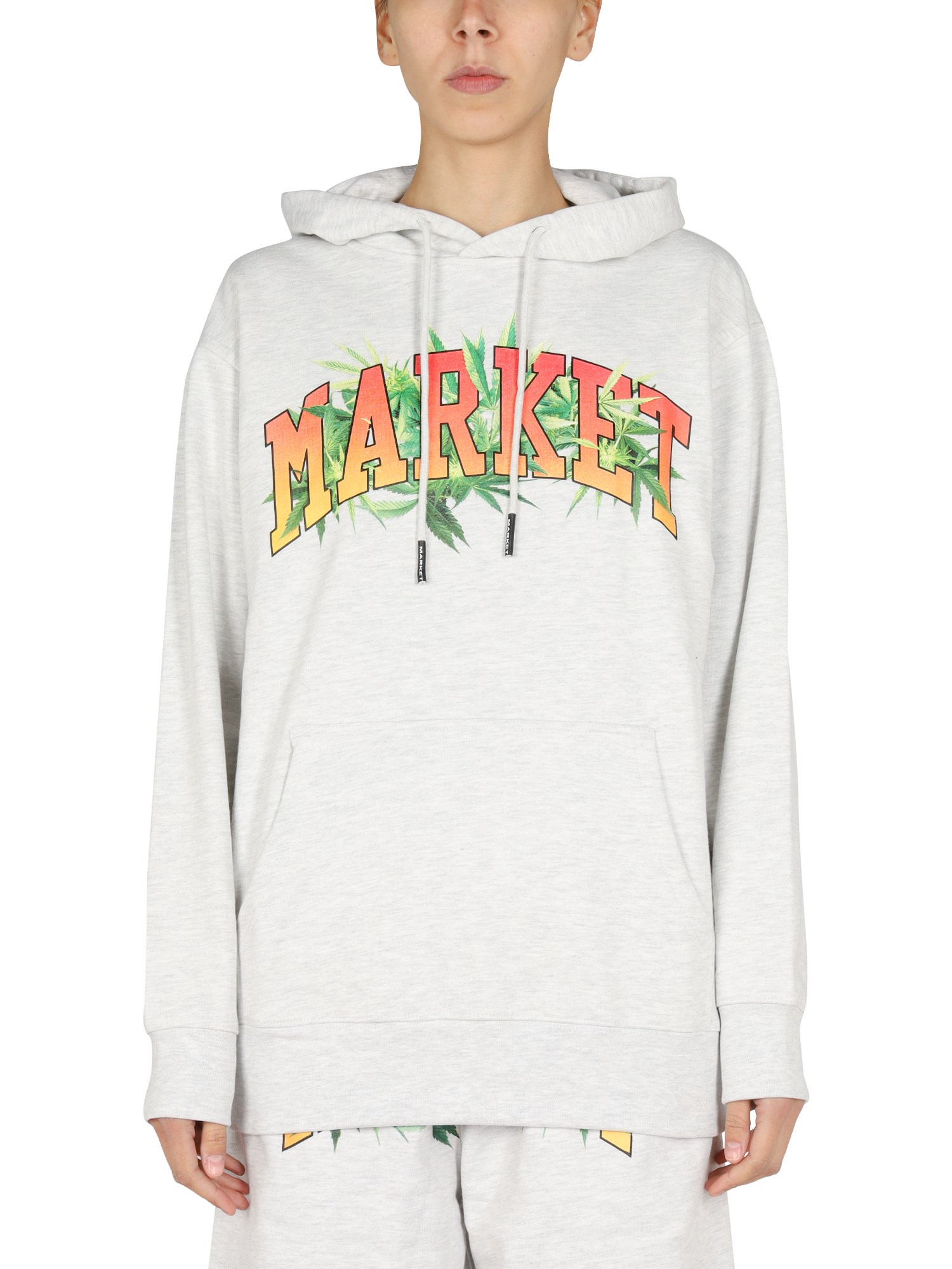 market logo print sweatshirt