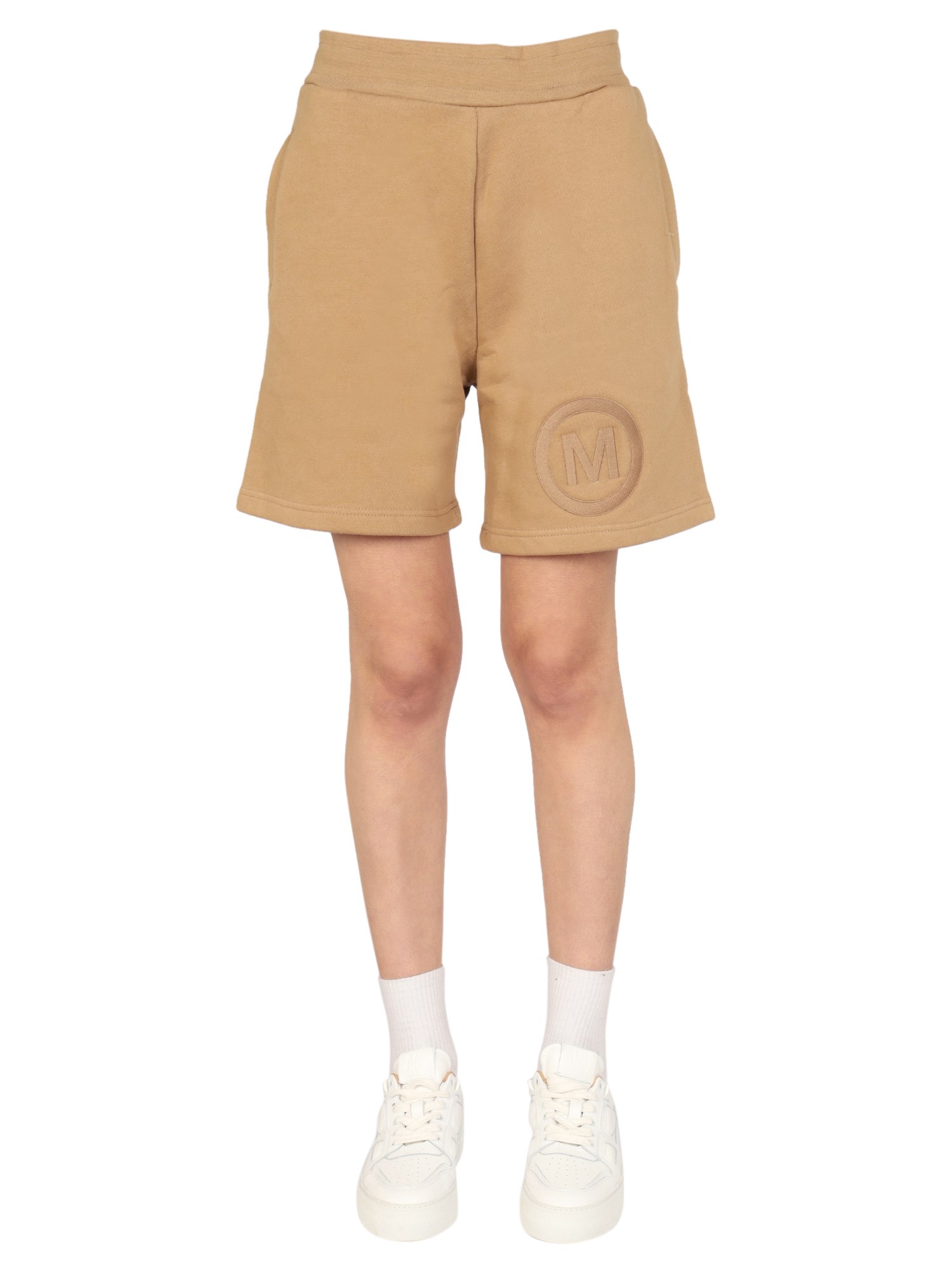 Shop Market Logo Bermuda In Brown