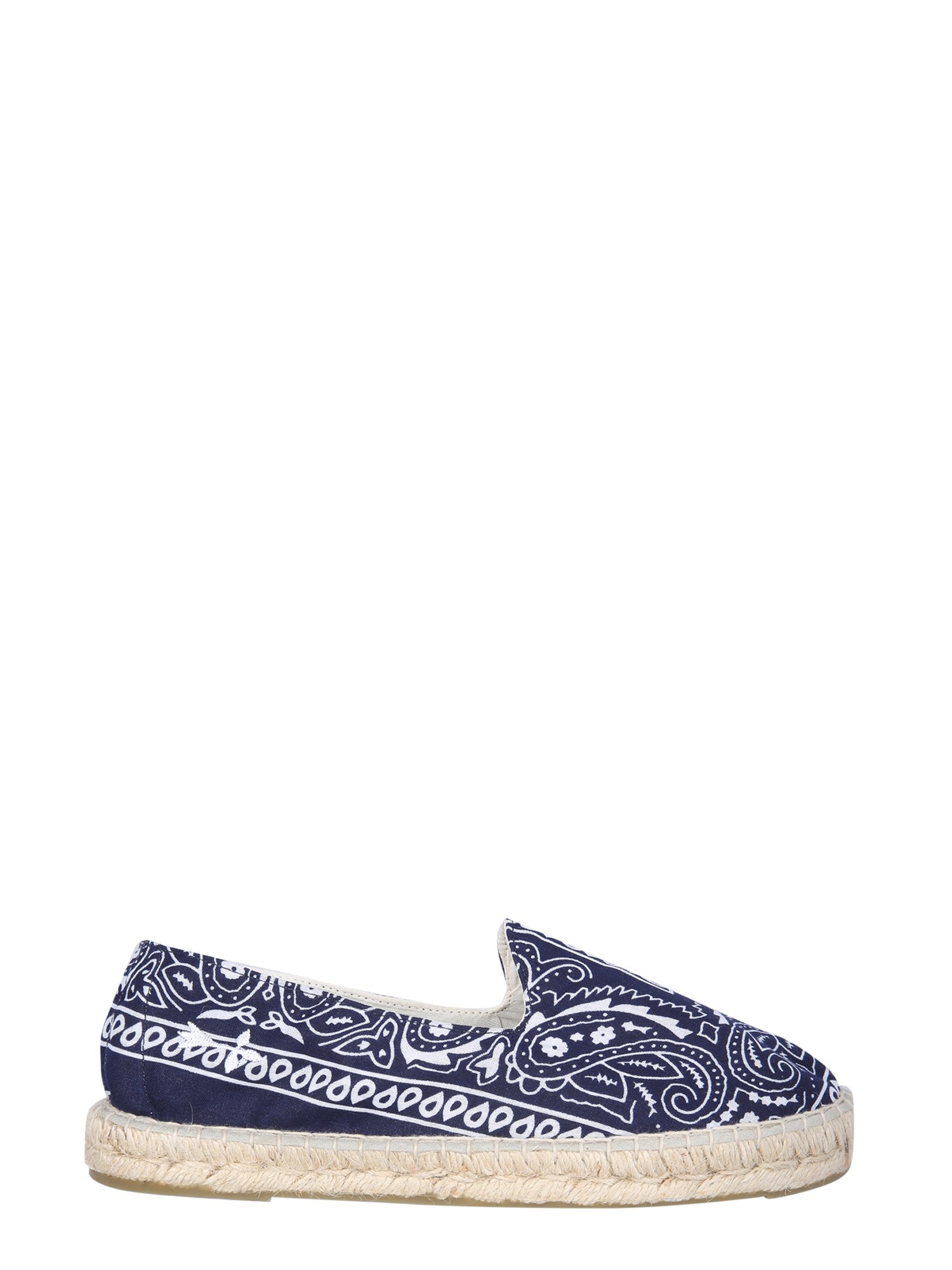 manebi espadrille with paisley pattern