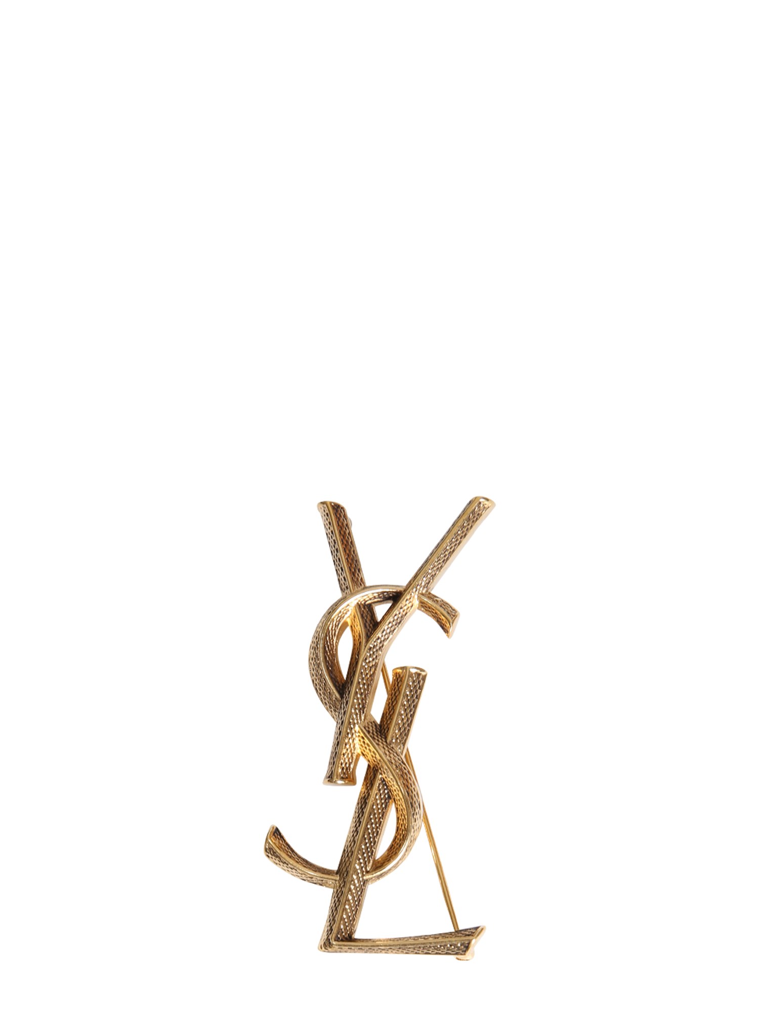 Saint Laurent Monogram Brooch