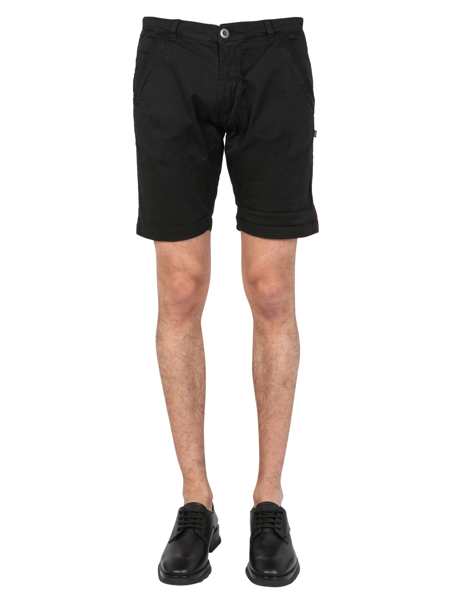 alpha industries bermuda with logo