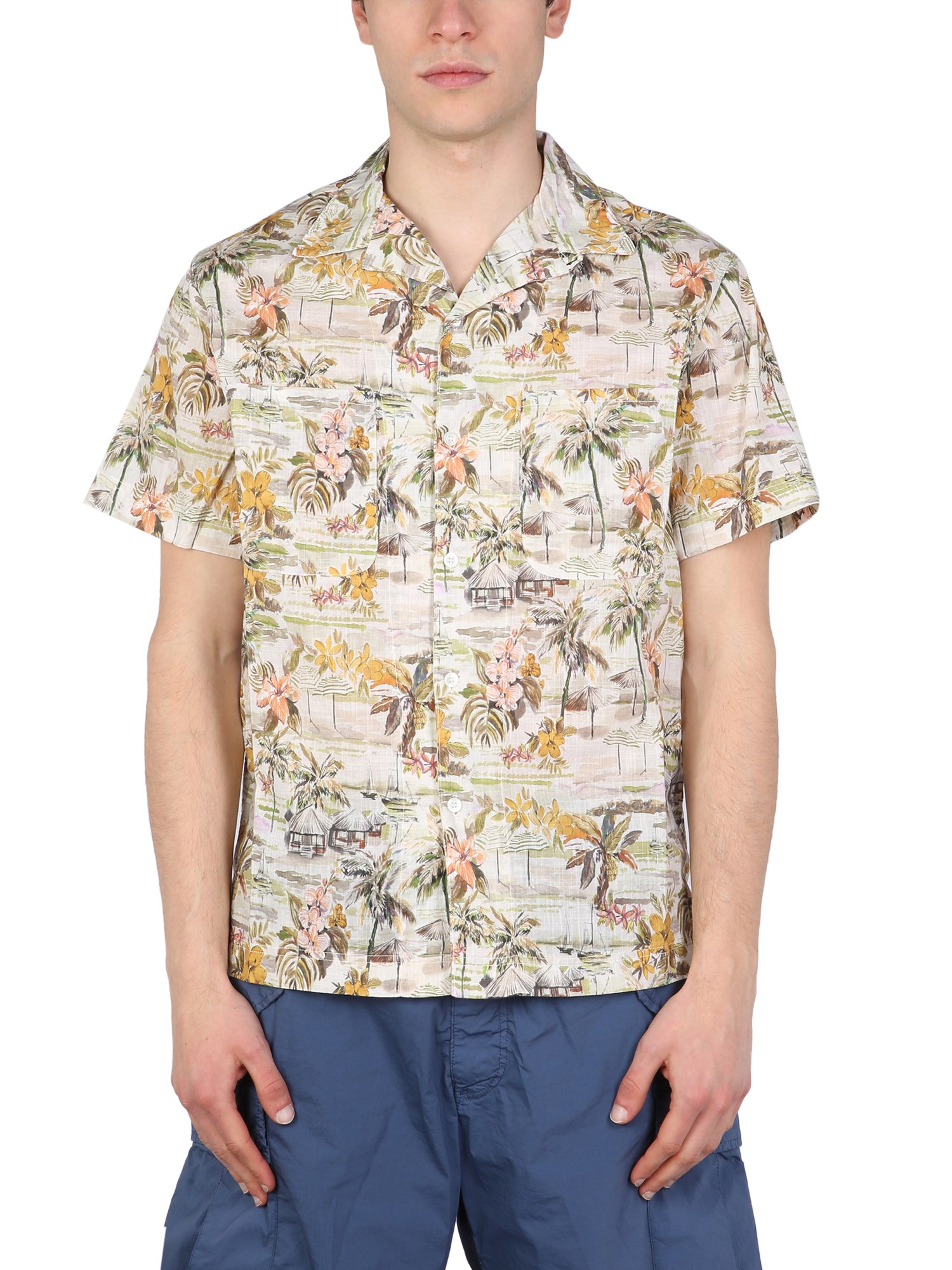 Tシャツ・カットソー EAST HARBOUR SURPLUS SS22 MIAMI SHIRT (MIAMI_29MULTI) East Harbour Surplus Miami Shirt In Multicolour | ModeSens