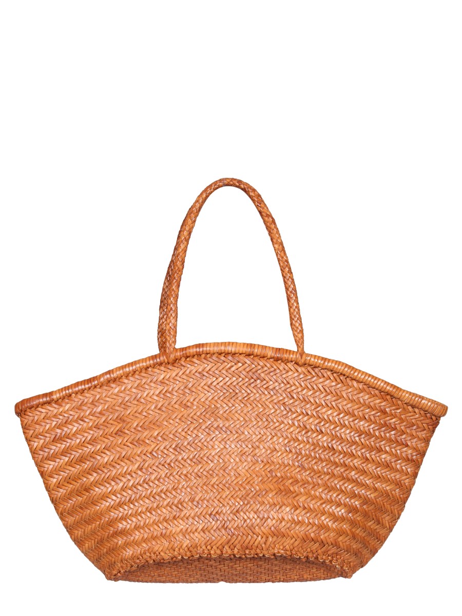 Dragon Diffusion - Japan Tote w/ woven handles Orange Woven