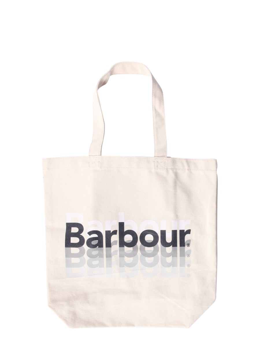 Barbour store shopping bag