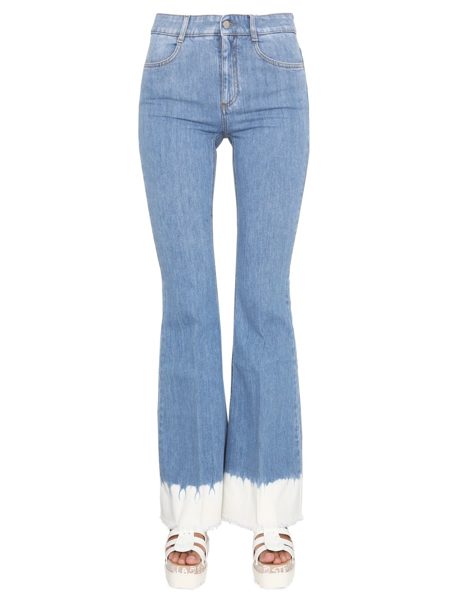 STELLA McCARTNEY - 70S STRETCH COTTON JEANS - Eleonora Bonucci