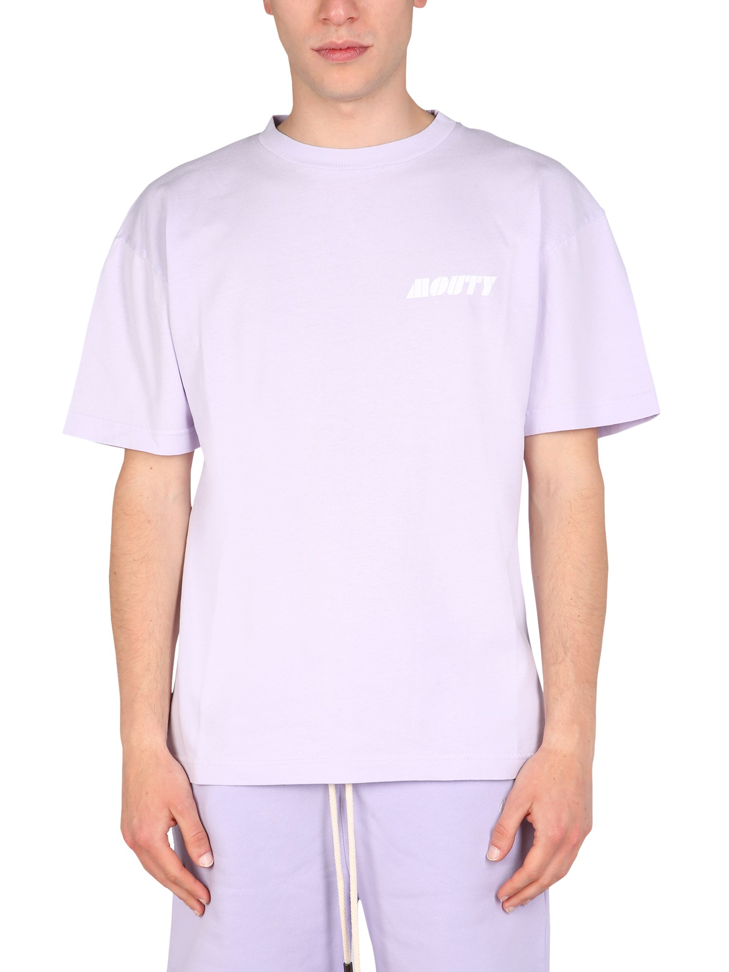 Mouty Logo-print T-shirt In Purple