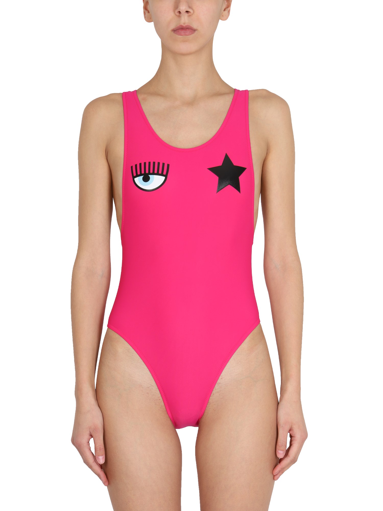 chiara ferragni costume intero bikini "eye star"