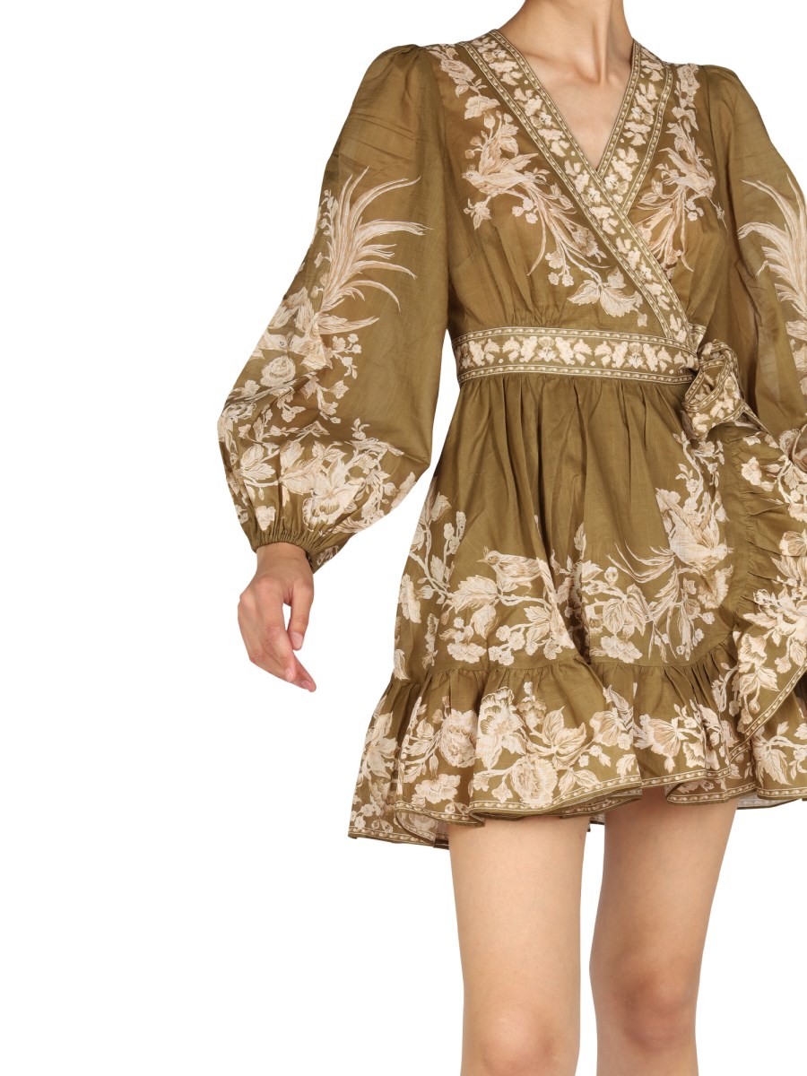 ZIMMERMANN - "ANNEKE" COTTON WRAP DRESS - Eleonora Bonucci