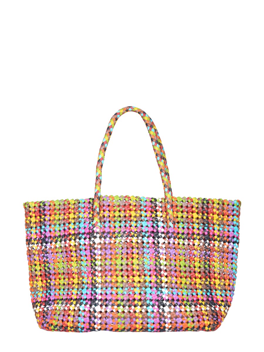 【DRAGON DIFFUSION】flower woven レザー トート dragon-diffusion-woven-leather