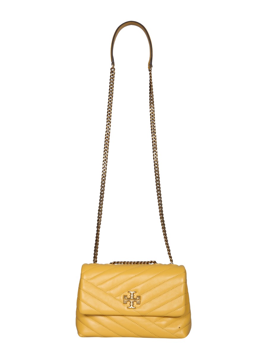 TORY BURCH - KIRA SMALL CONVERTIBLE LEATHER CHEVRON SHOULDER BAG - Eleonora  Bonucci