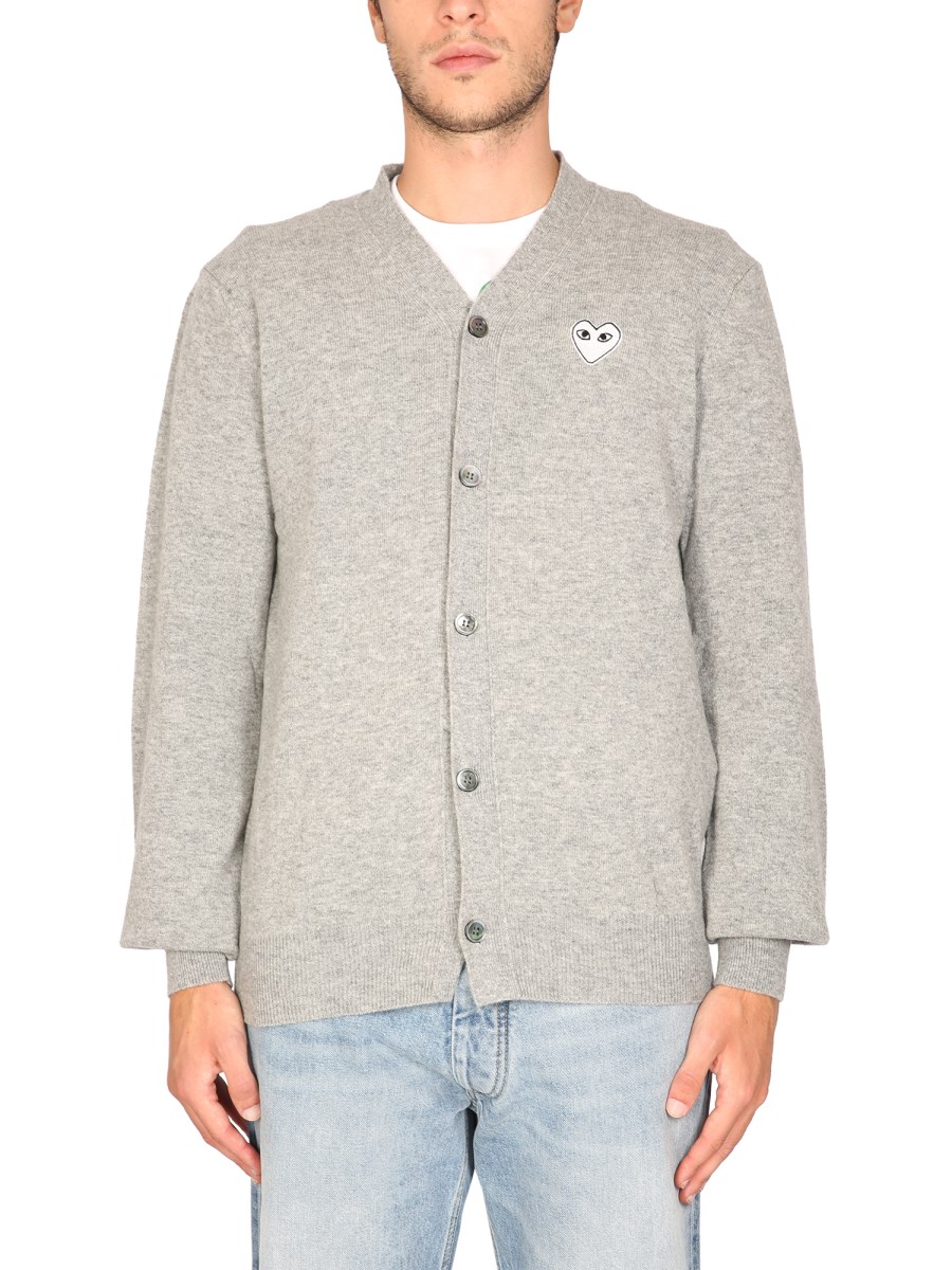 Commes des garcons hot sale play cardigan