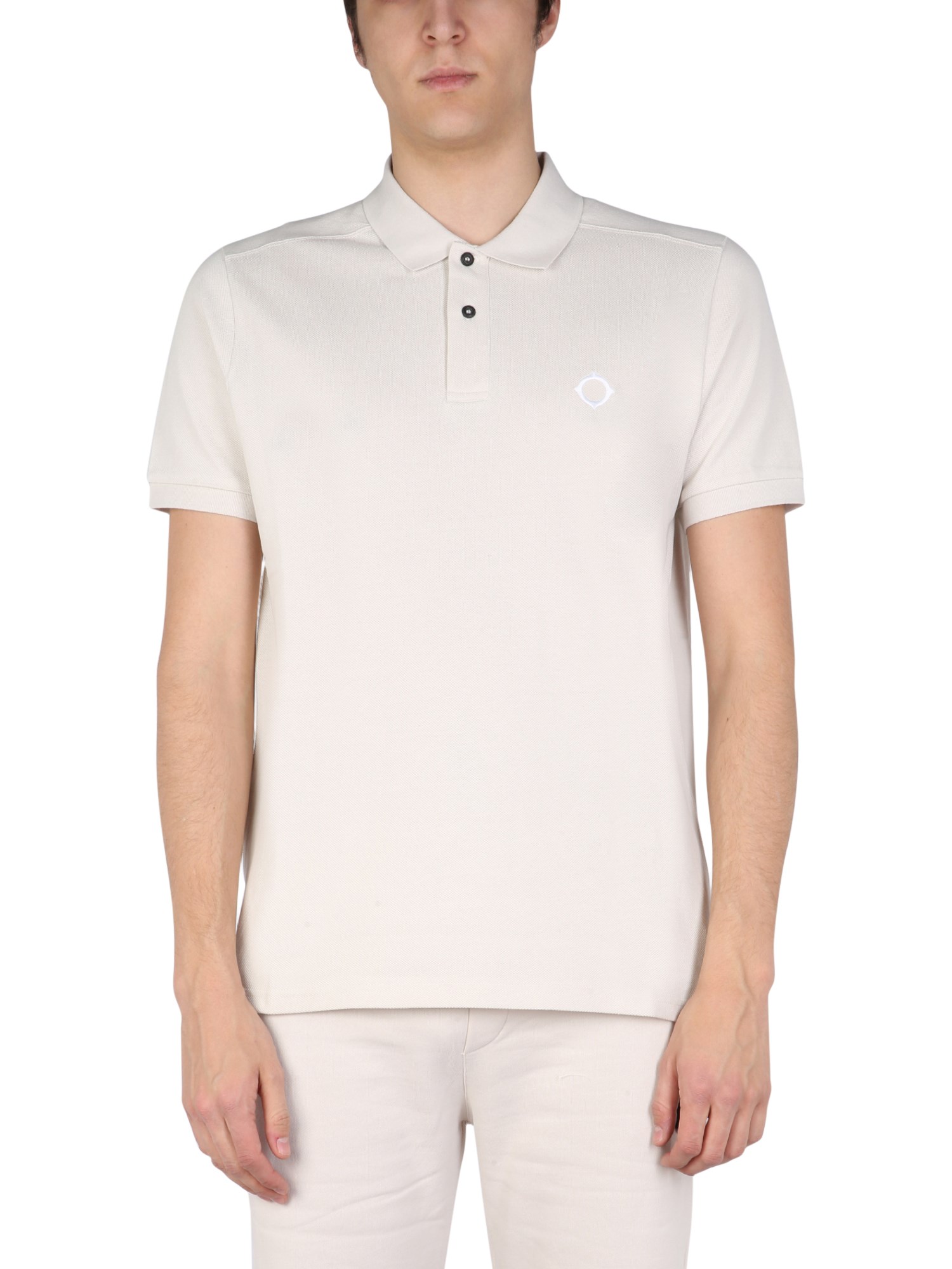 MA.STRUM POLO WITH LOGO EMBROIDERY