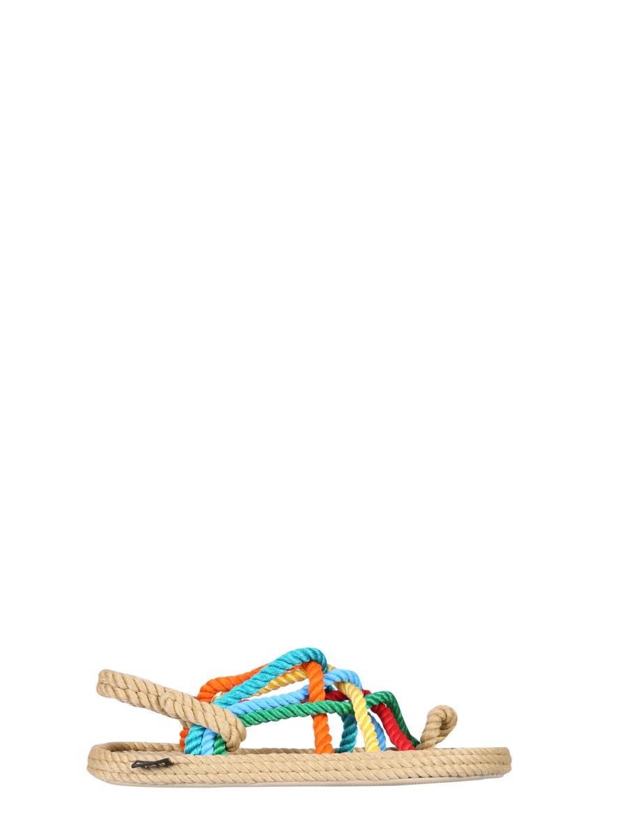 BOHONOMAD - ROPE CAPE POINT SANDALS - Eleonora Bonucci