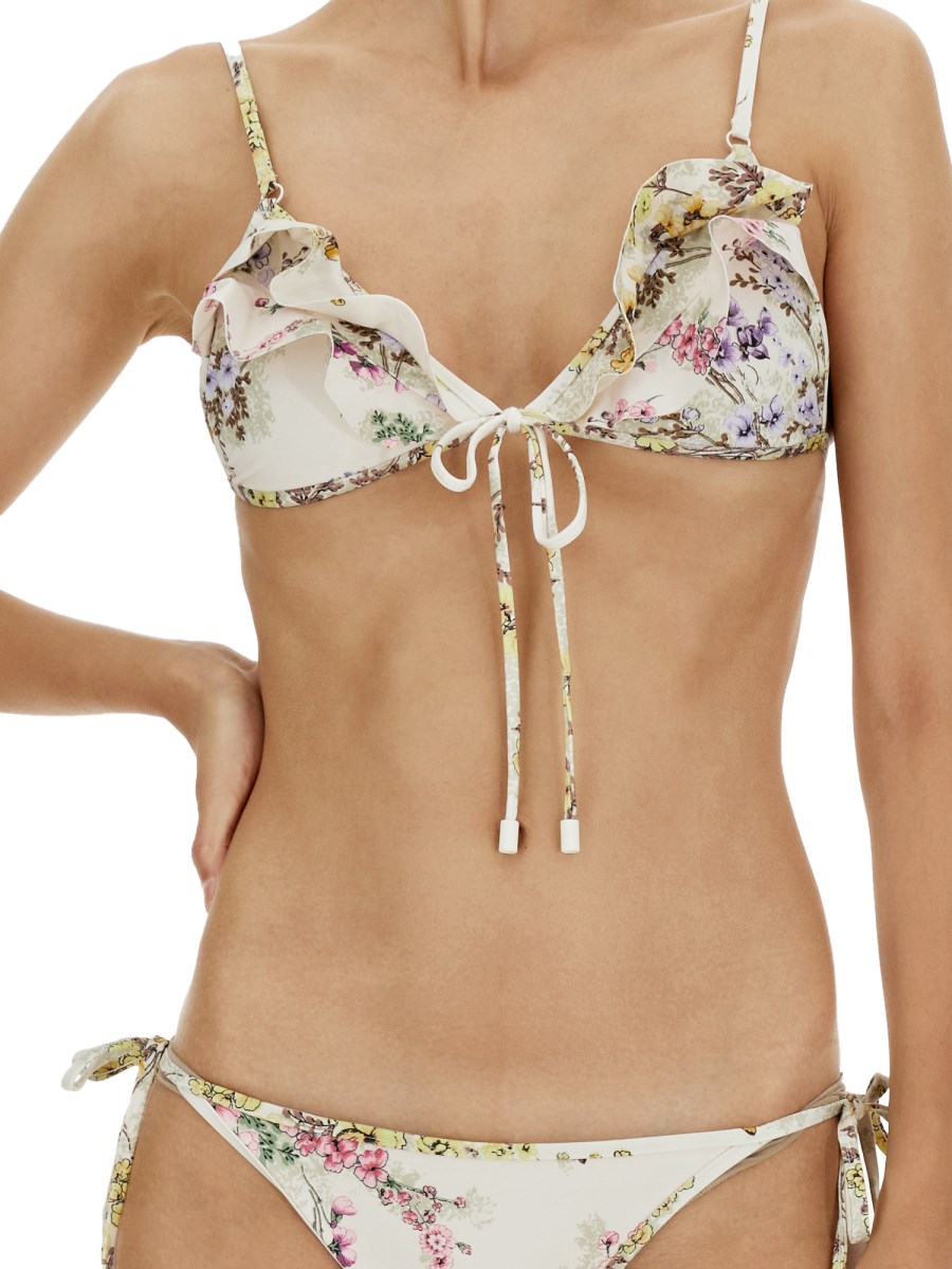 Raie floral bikini in multicoloured - Zimmermann