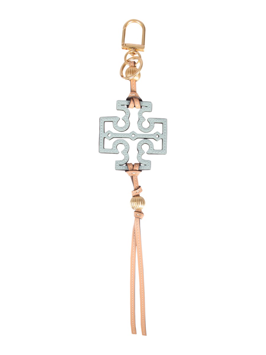 TORY BURCH - KIRA LEATHER KEY RING - Eleonora Bonucci