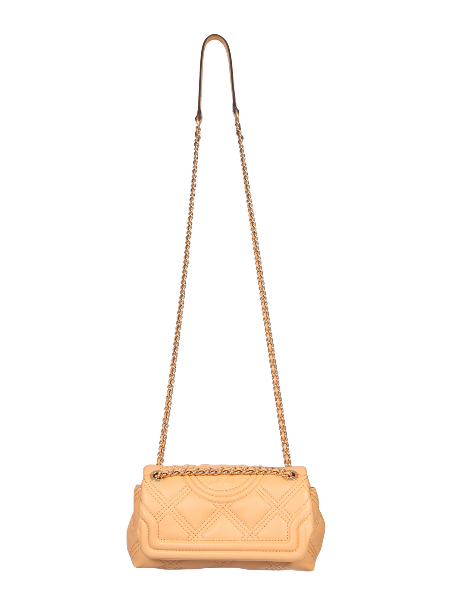 Tory Burch Mini Fleming Soft Bag In Beige | ModeSens