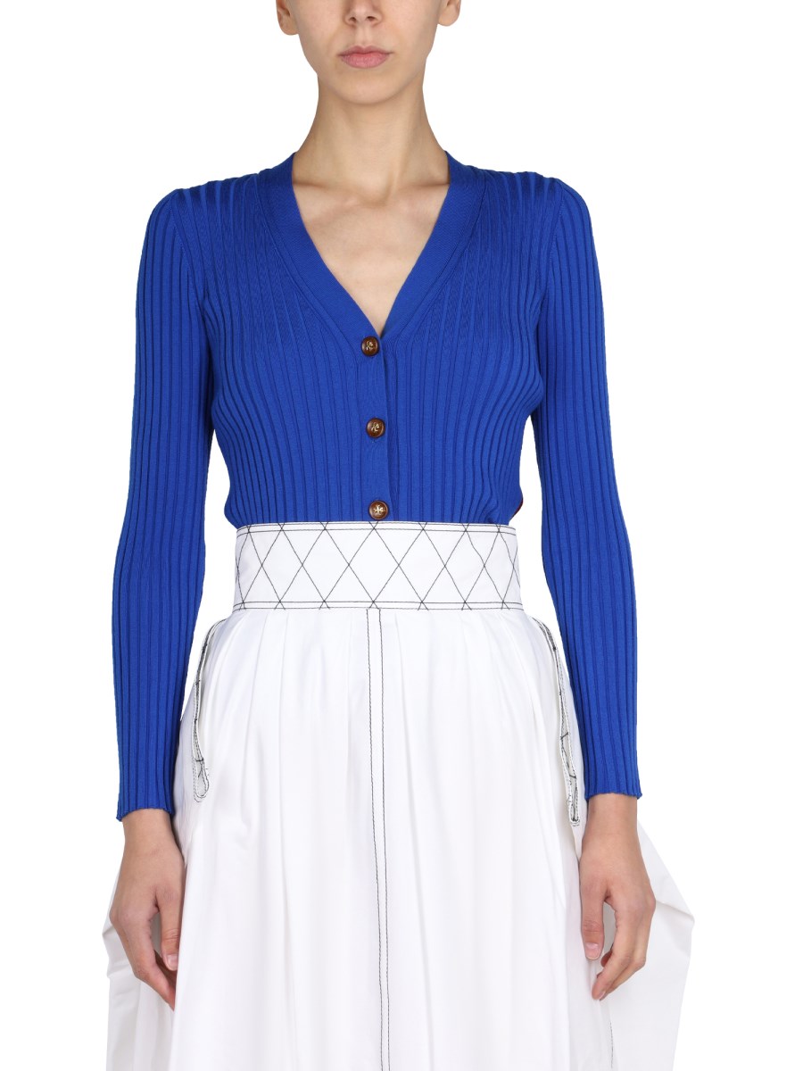 TORY BURCH CARDIGAN A COSTE IN MISTO LANA