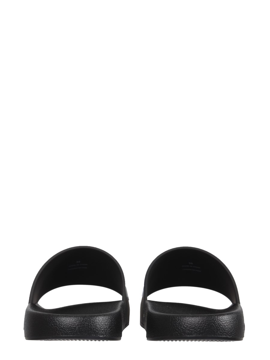 Rubber burberry slides online women