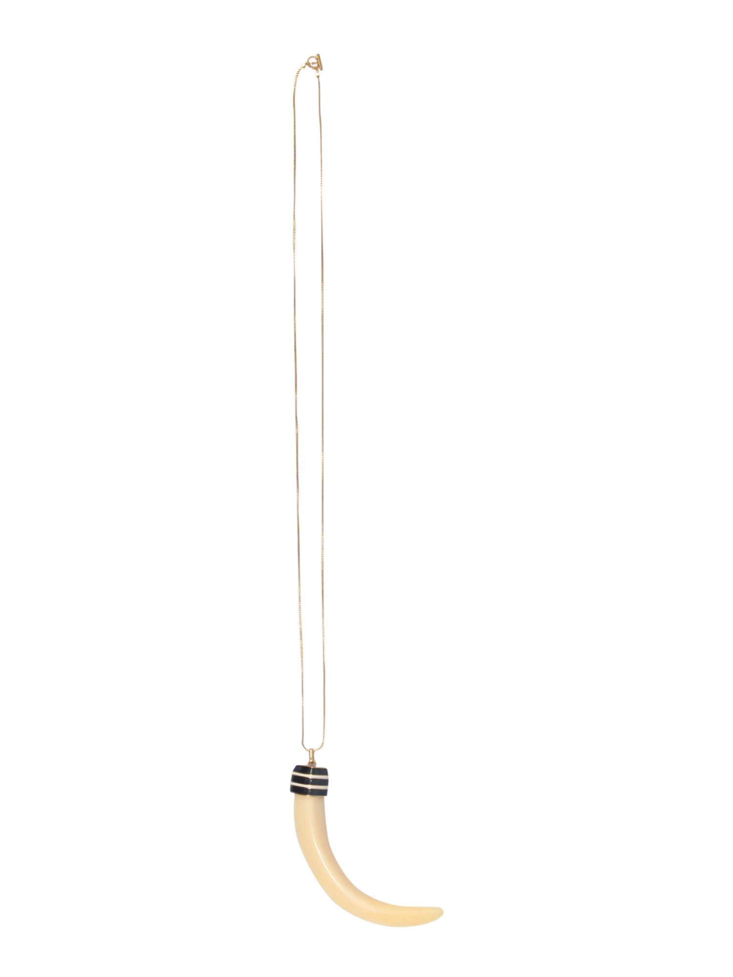 Tory Burch Pendant Necklace In White