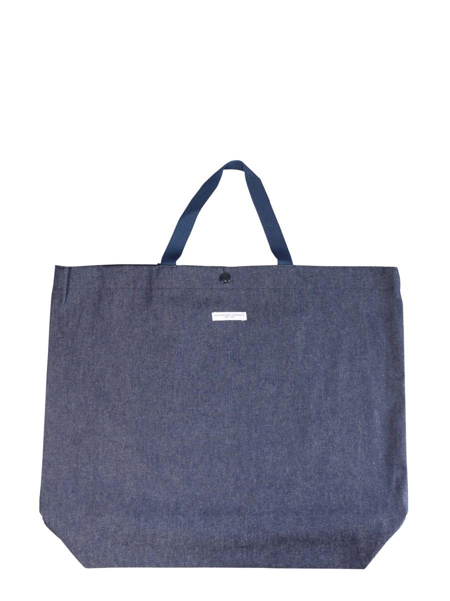 ENGINEERED GARMENTS - LARGE DENIM TOTE BAG - Eleonora Bonucci