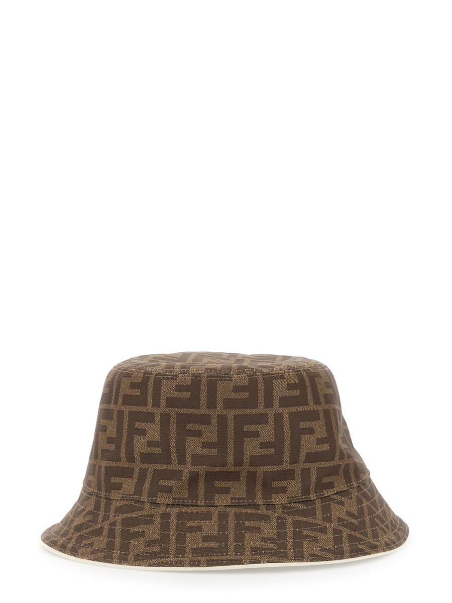 FENDI - FF FABRIC BUCKET HAT - Eleonora Bonucci