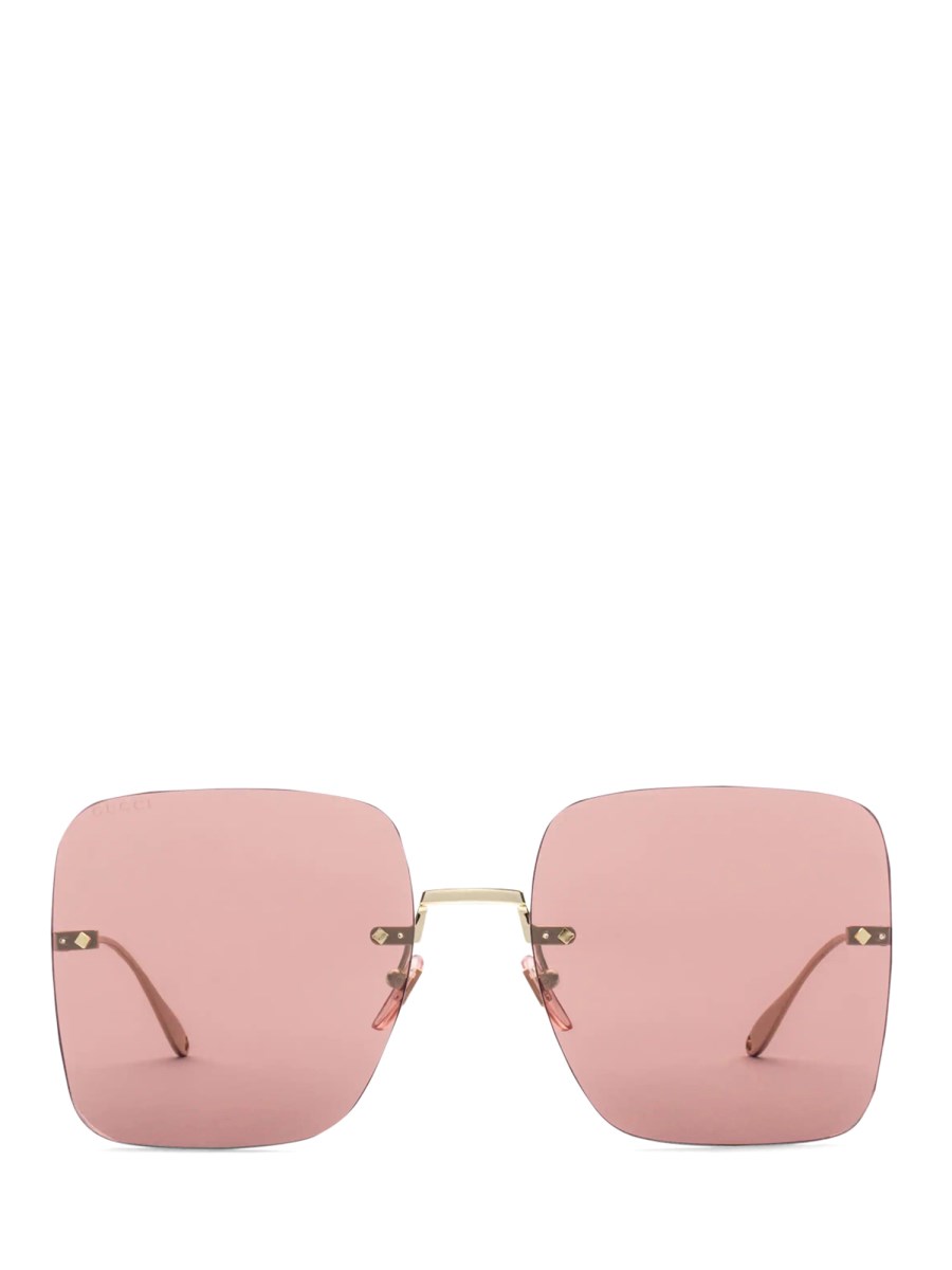 GUCCI OCCHIALE DA SOLE QUADRATO OVERSIZE IN ACETATO