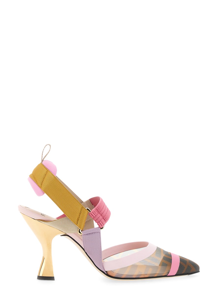 Fendi colibri heels on sale